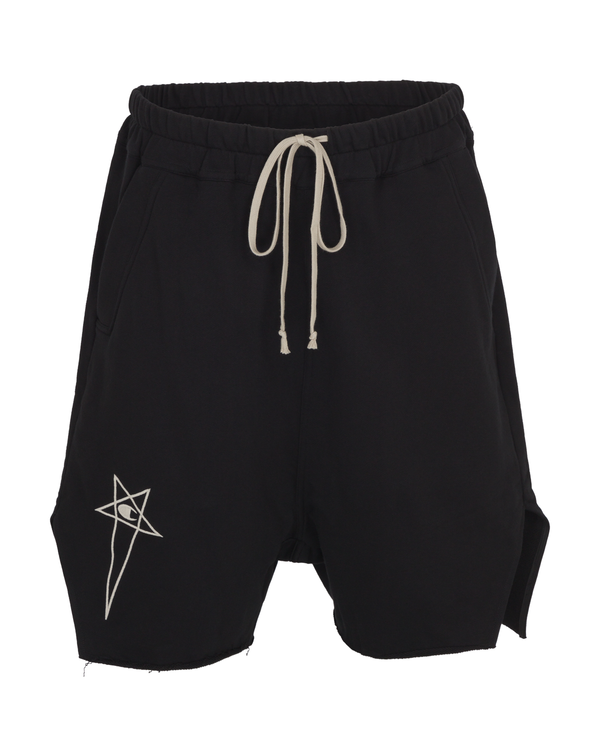 RICK OWENS x CHAMPION - Beveled Pods Nylon Shorts - Black
