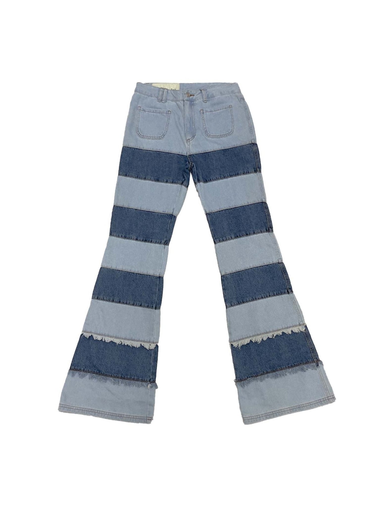 ANDERSSON BELL MENS PRE - (WOMEN) MAHINA BLOCKING PATCHW - SS23 - washed blue