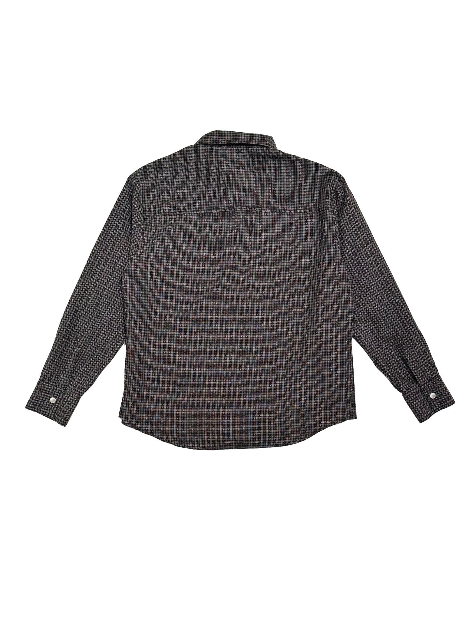 CARRER - Beck Snap Shirt - AW25 - BROWN CHECKS