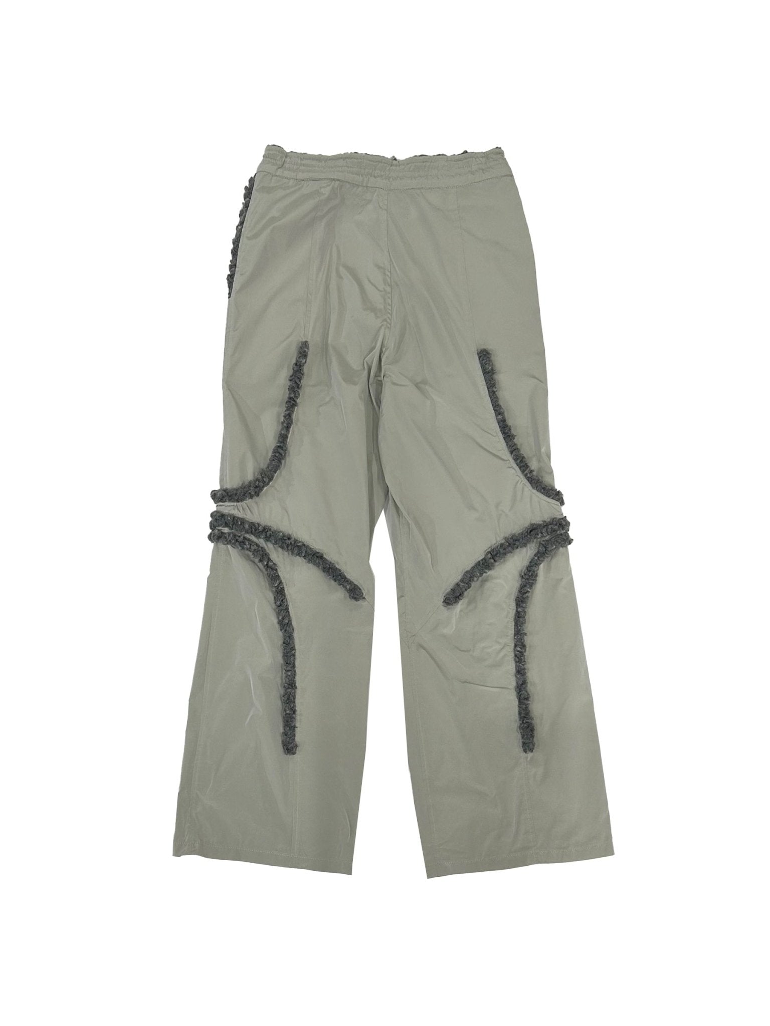 Charlie Constantinou - Nylon Trouser W Fleece Piping - AW25 - GREY