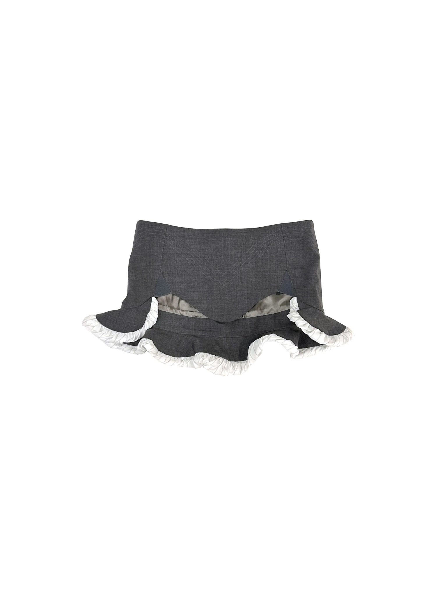 Dilara Findikoglu - City In Dust Skirt - AW25 - GREY