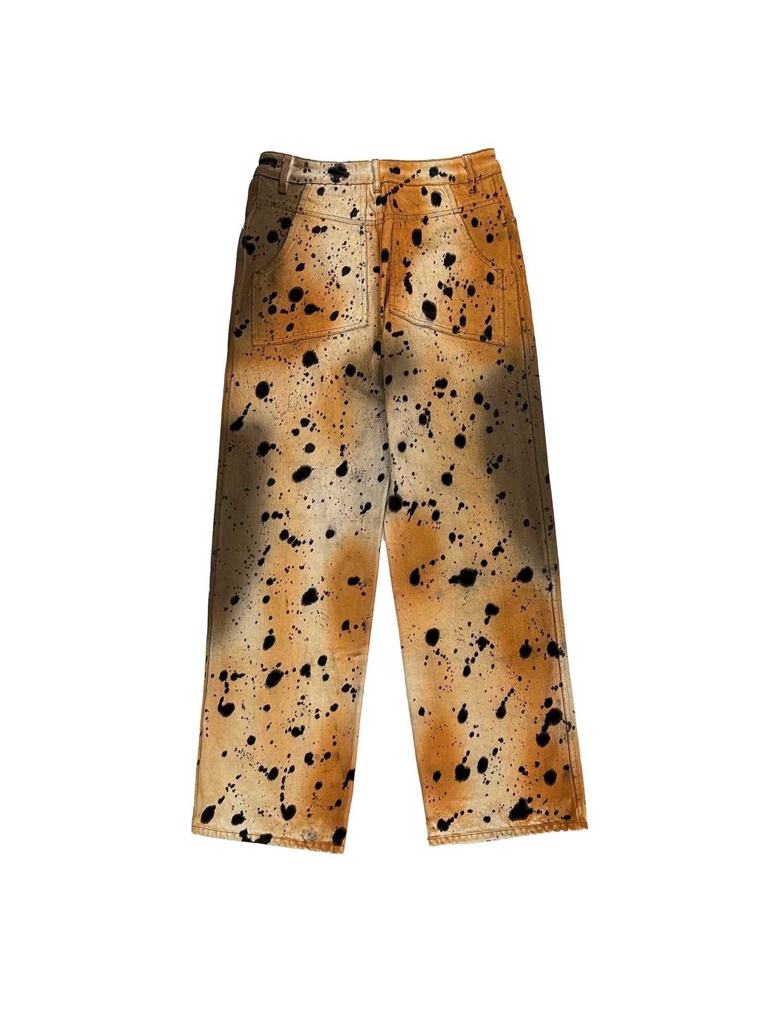 ECKHAUS LATTA - Wide Leg Jean - AW25 - ABSTRACT CHEETAH