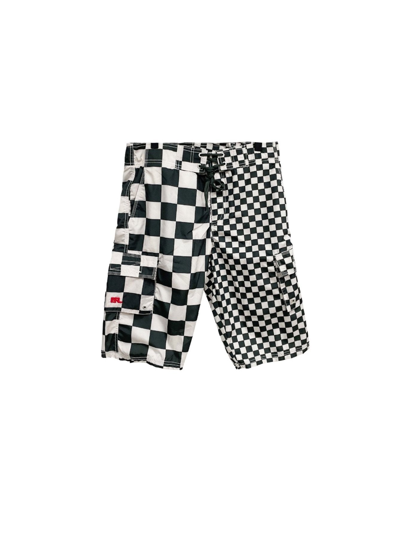 ERL - PRINTED SWIM SHORTS WOVEN - SS24 - CHECKER - MACHINE-A