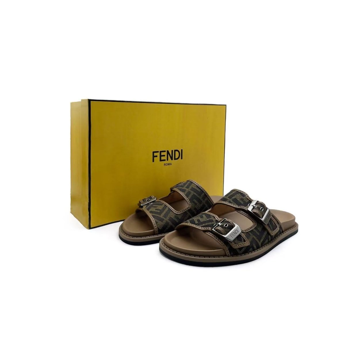 Fendi - Slide - SS24 - TABACCO NERO SAND