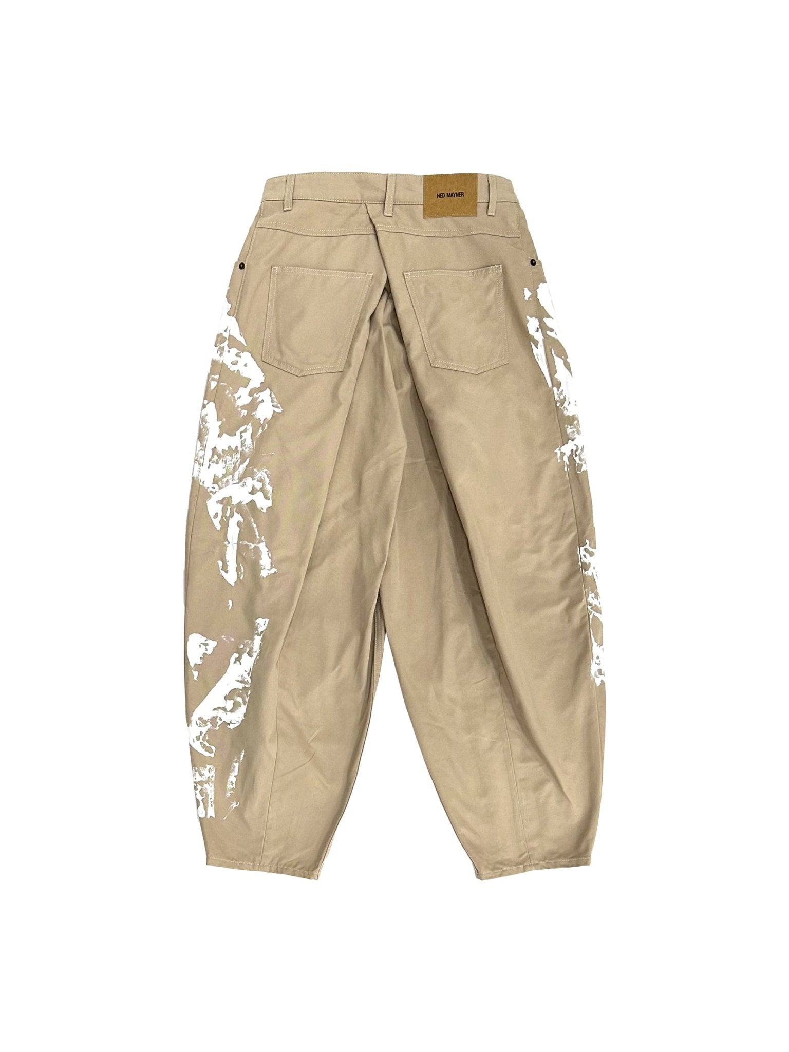 Hed Mayner - Painted Denim Pants - AW25 - 030 - MEDIUM GREY