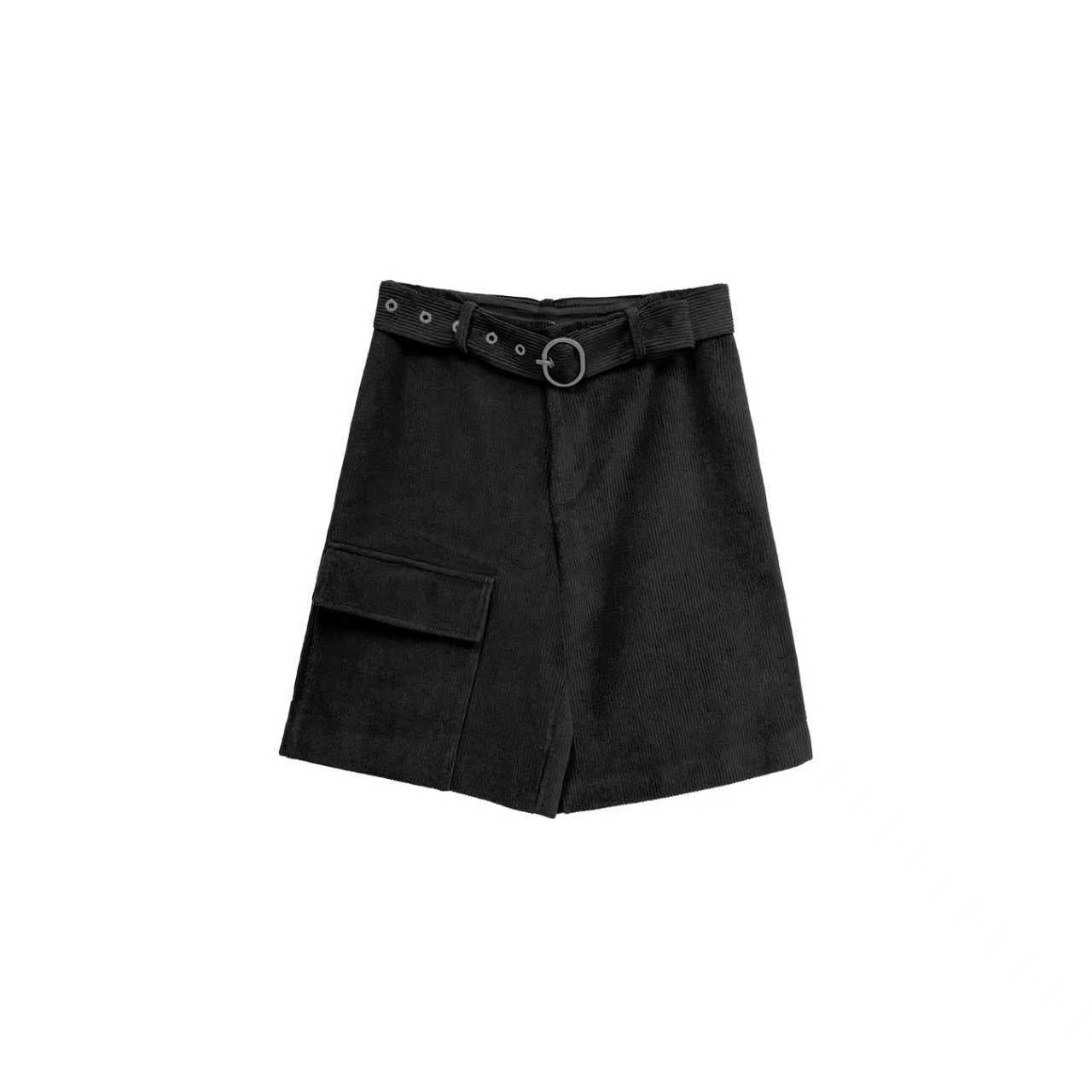 JIL SANDER Black Crochet Low - rise Shorts