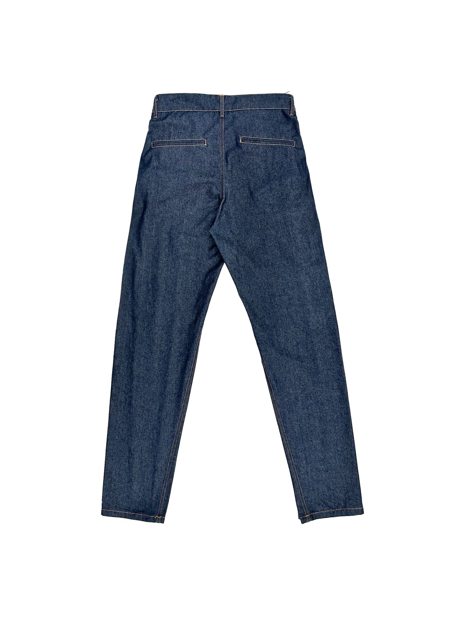 JUNTAE KIM - Gathered Belt Trousers - SS25 - BLUE