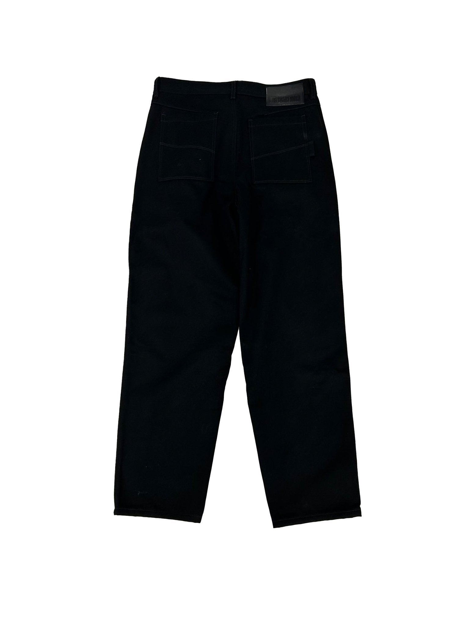 LOUIS GABRIEL NOUCHI - Straight Leg Denim Trousers - AW25 - BLACK 001