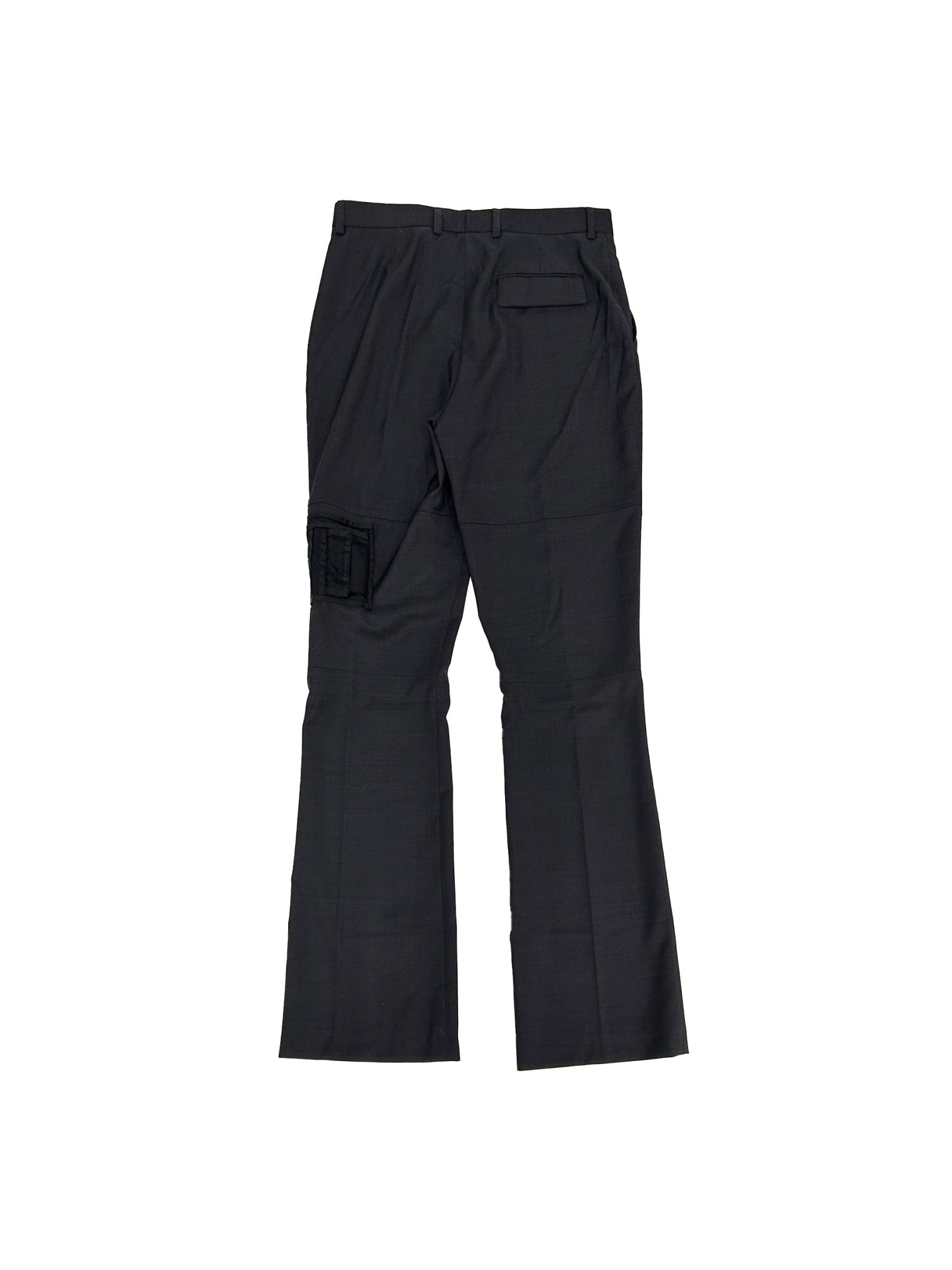 MARTINE ROSE - Bootcut Wallet Trouser - AW25 - BLACK - PURPLE