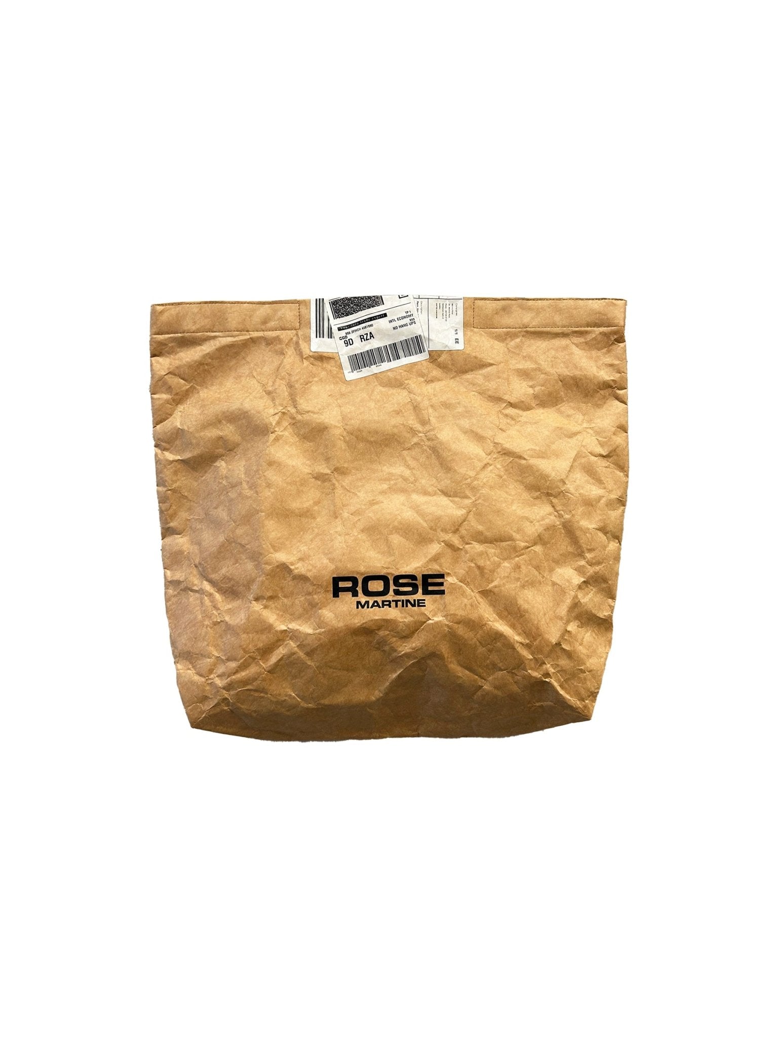 MARTINE ROSE - Foldable Bag - AW25 - BEIGE