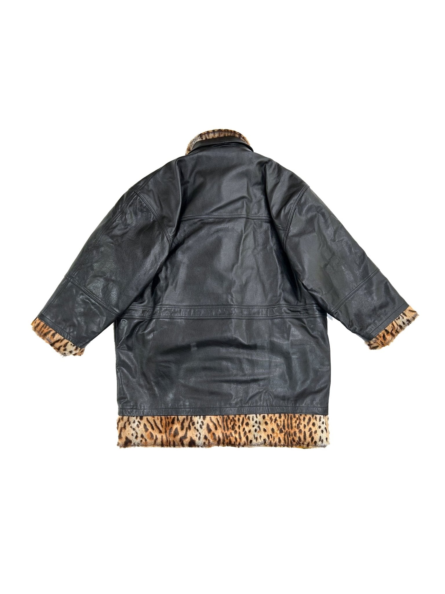 MARTINE ROSE - Reversible Coat - AW25 - BLACK