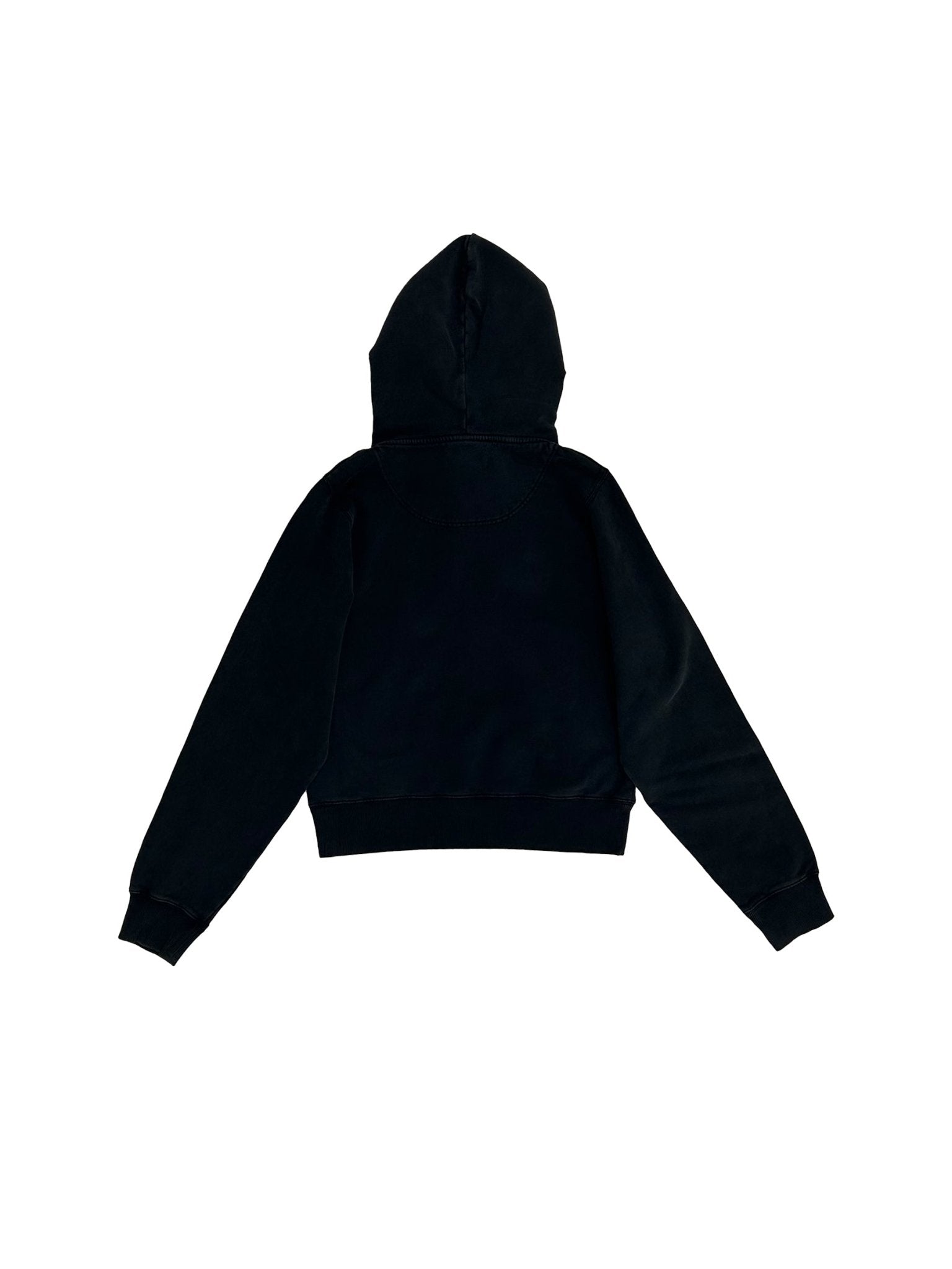 MARTINE ROSE - Shrunken Hoodie - AW25 - BLACK