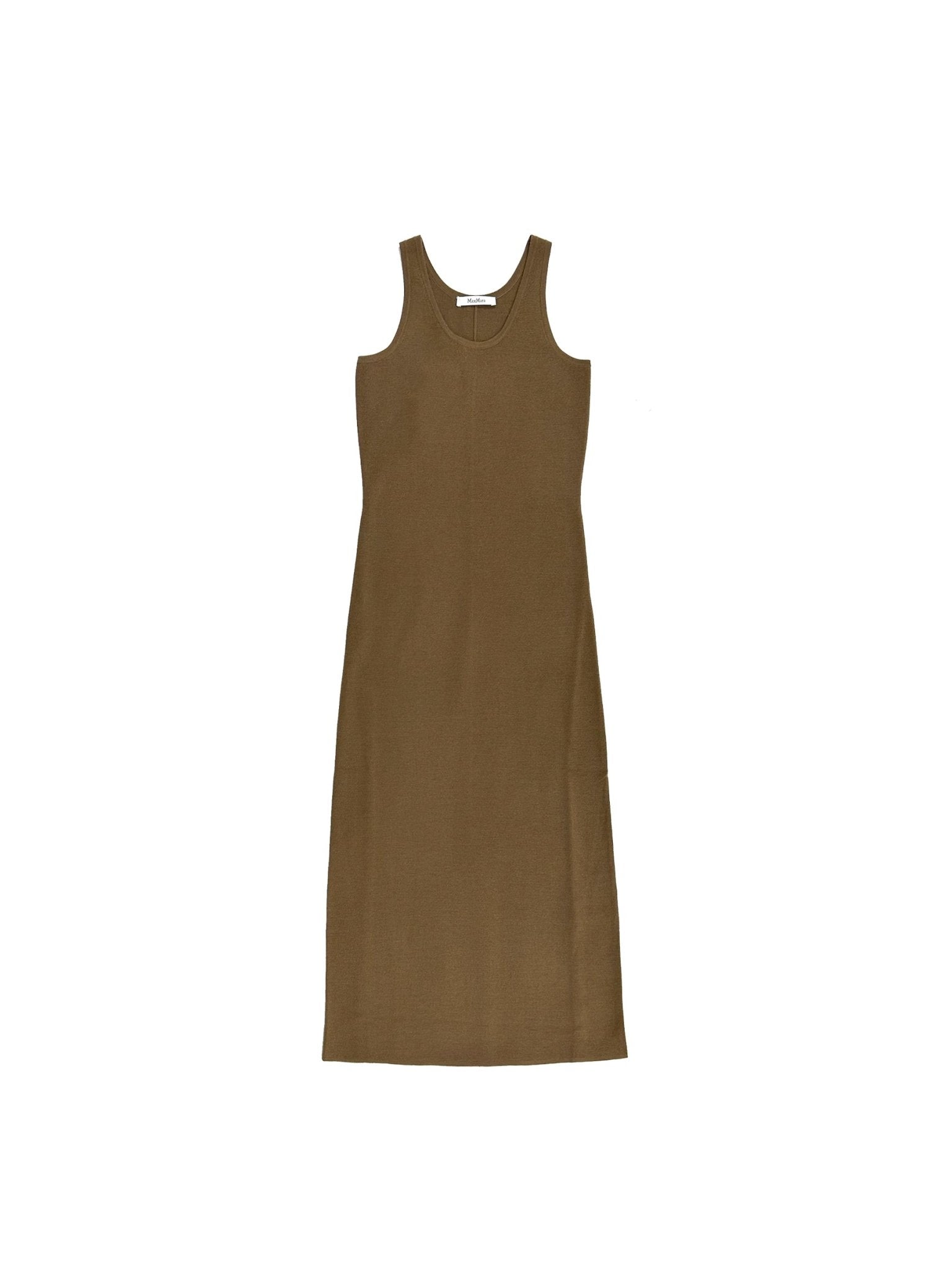 MAXMARA - Aceri Knitted Dress - AW25 - HAZELNUT BROWN