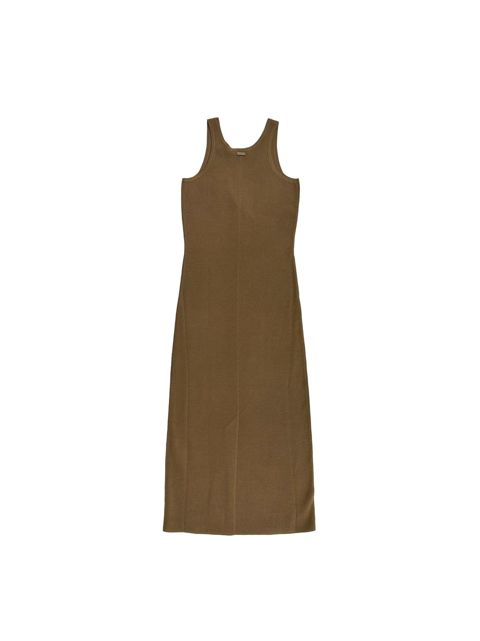 MAXMARA - Aceri Knitted Dress - AW25 - HAZELNUT BROWN