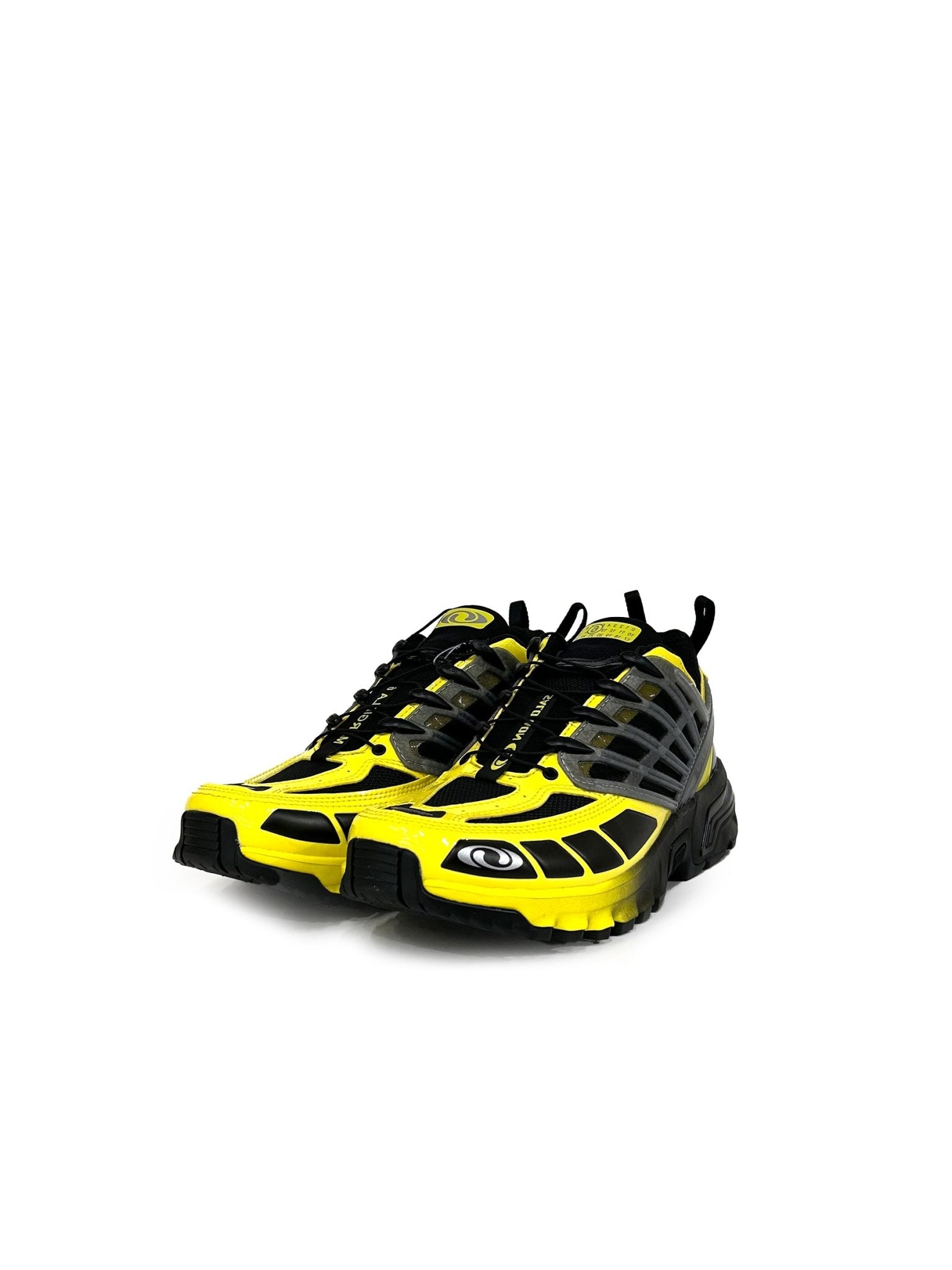 MM6 - Sneakers - AW25 - Black/Blazing Yellow/Ftw Silver