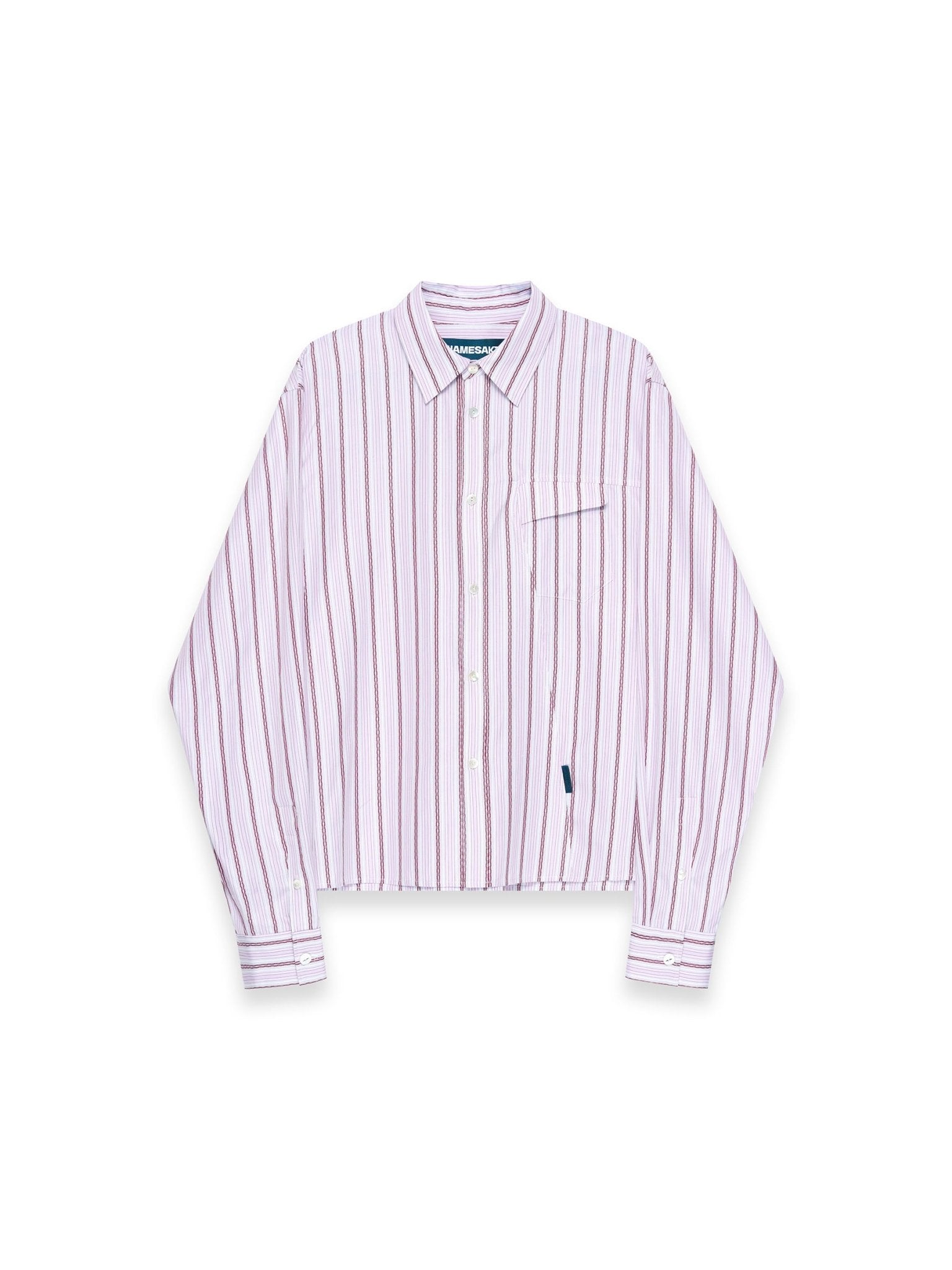 NAMESAKE - Como Ls Shirt - AW25 - AURORA STRIPE