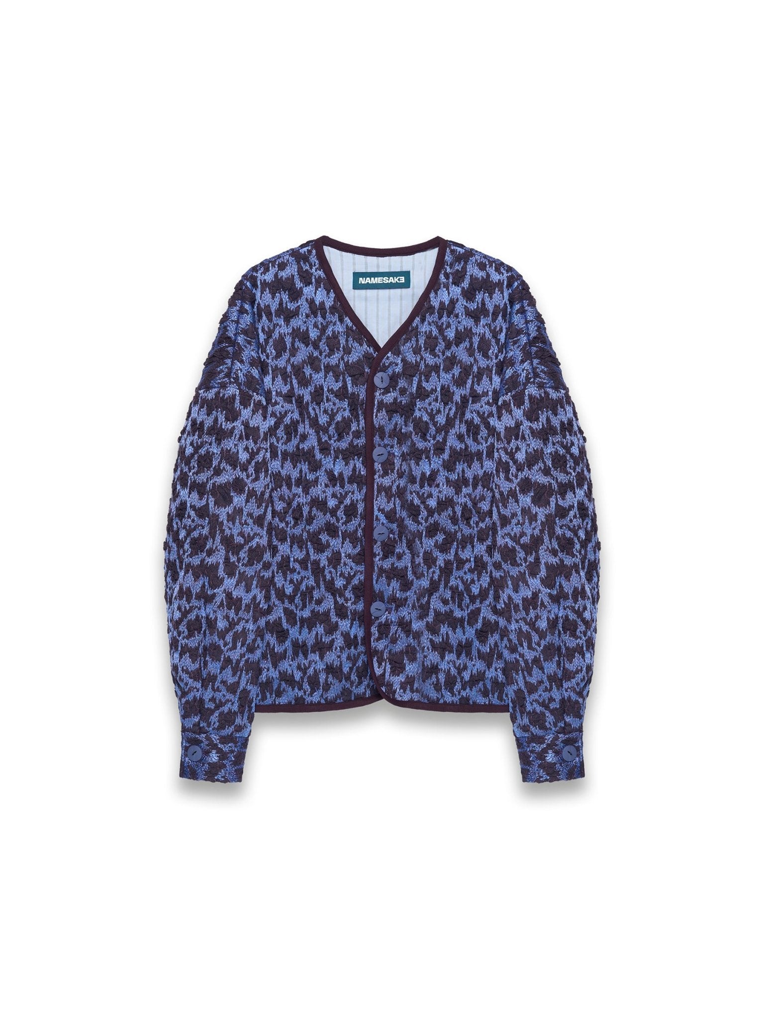 NAMESAKE - Korver Cardigan - AW25 - DART PURPLE
