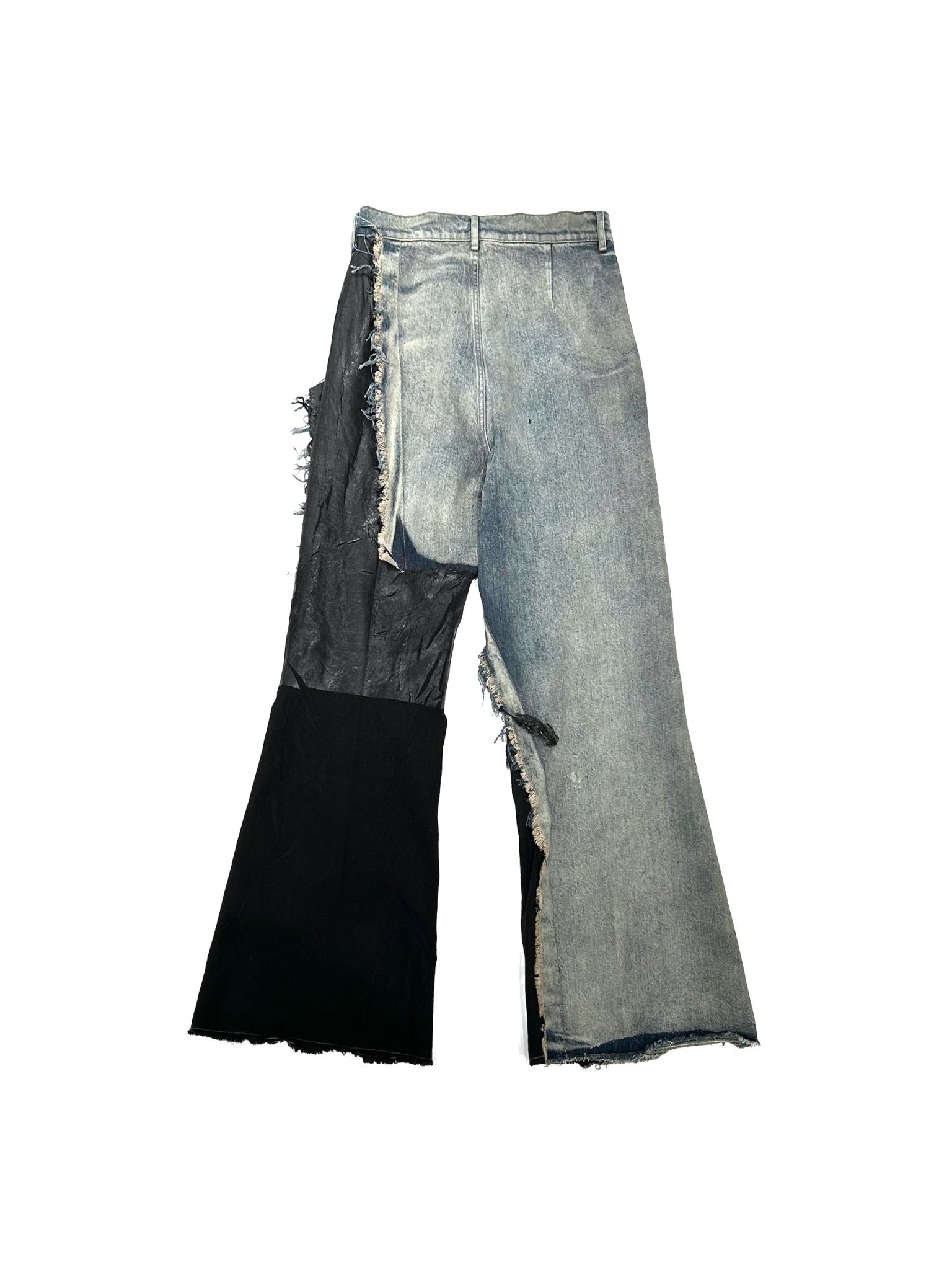 RICK OWENS - Denim Pants - Joris Trousers - AW25 - 7609 DIRTY HUSTLER/BLACK