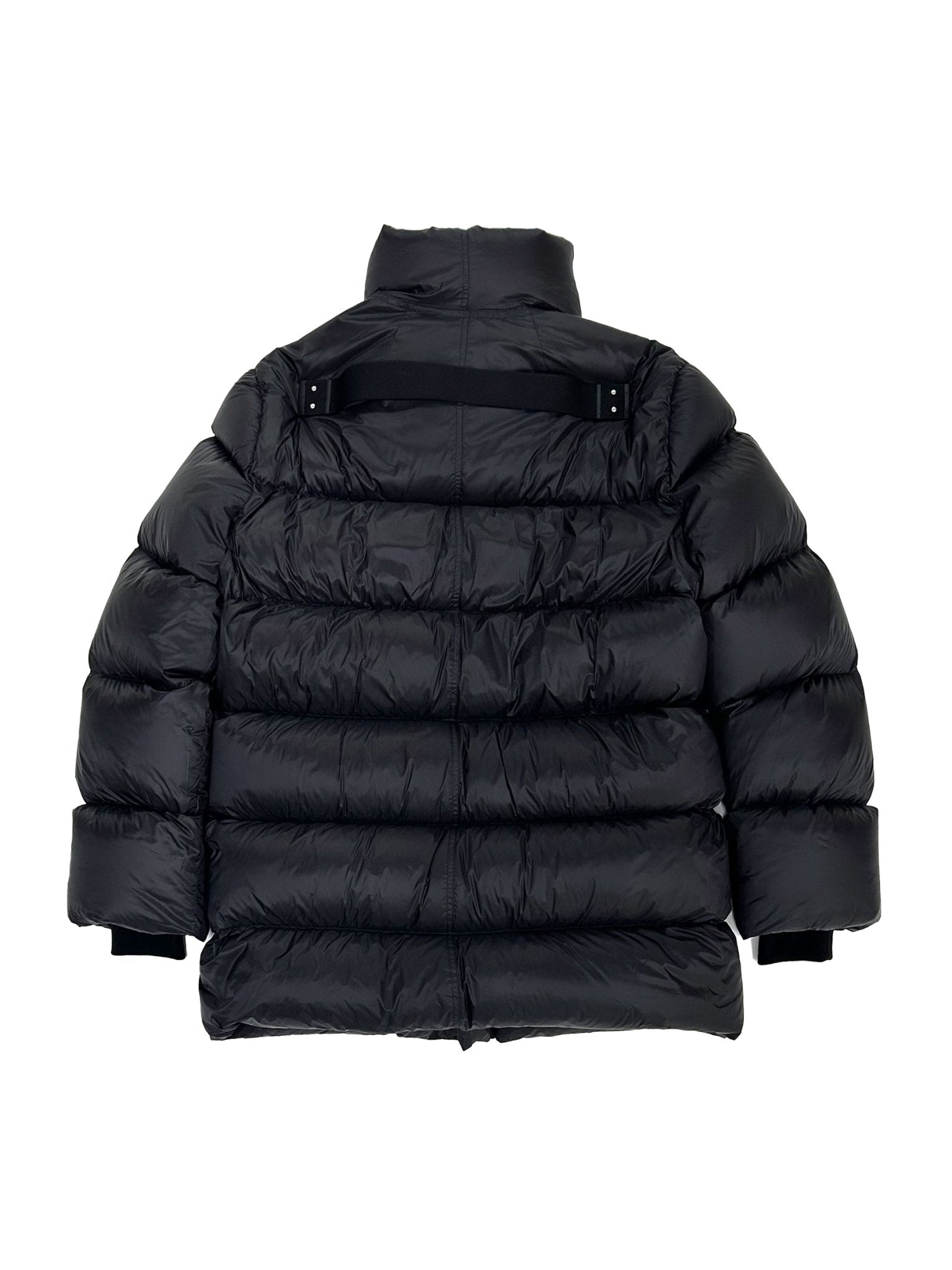 RICK OWENS - Woven Down Jacket - Turtle Coat - AW25 - 09 BLACK