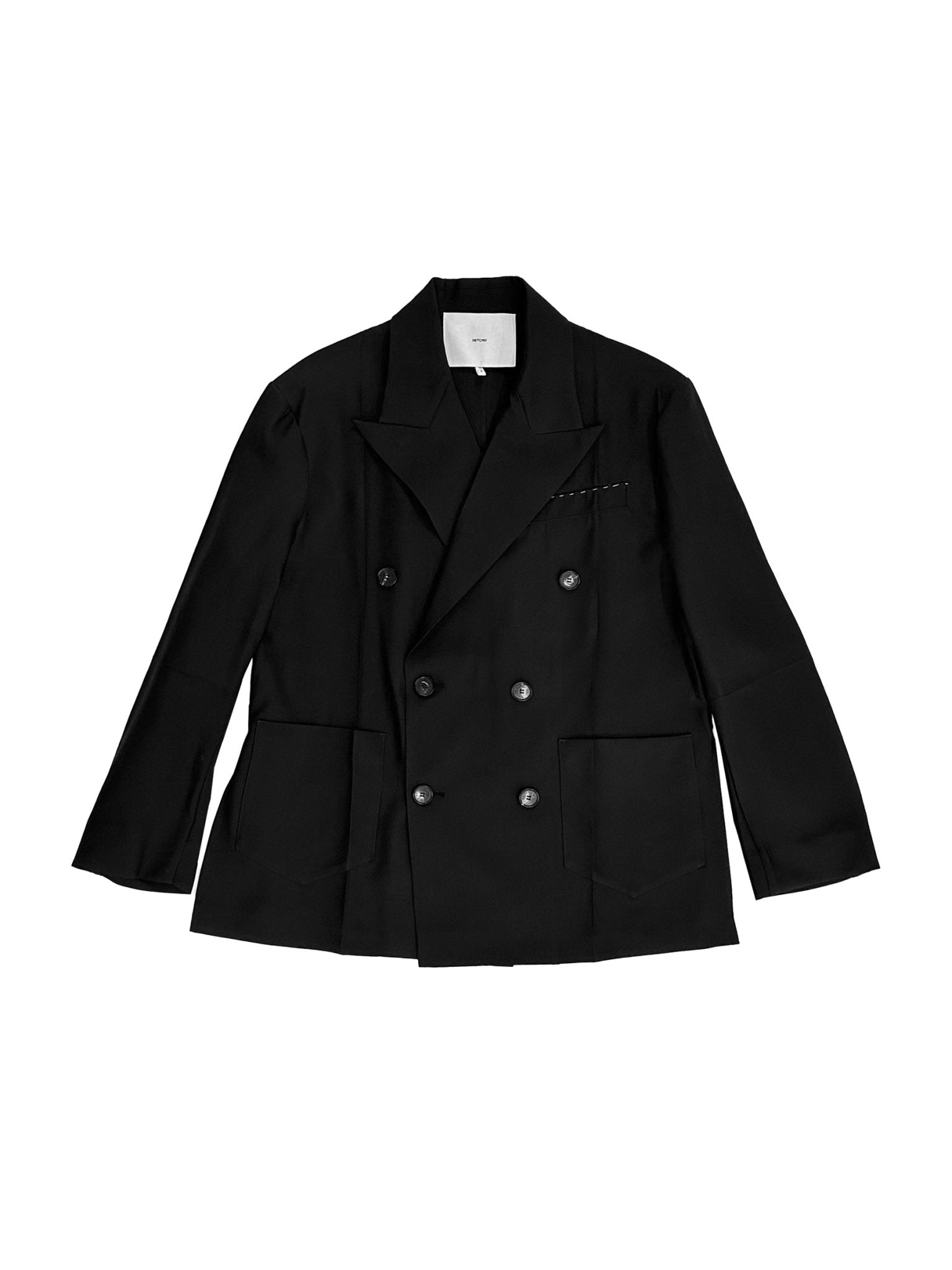 SETCHU - Origami Jacket - AW25 - Black