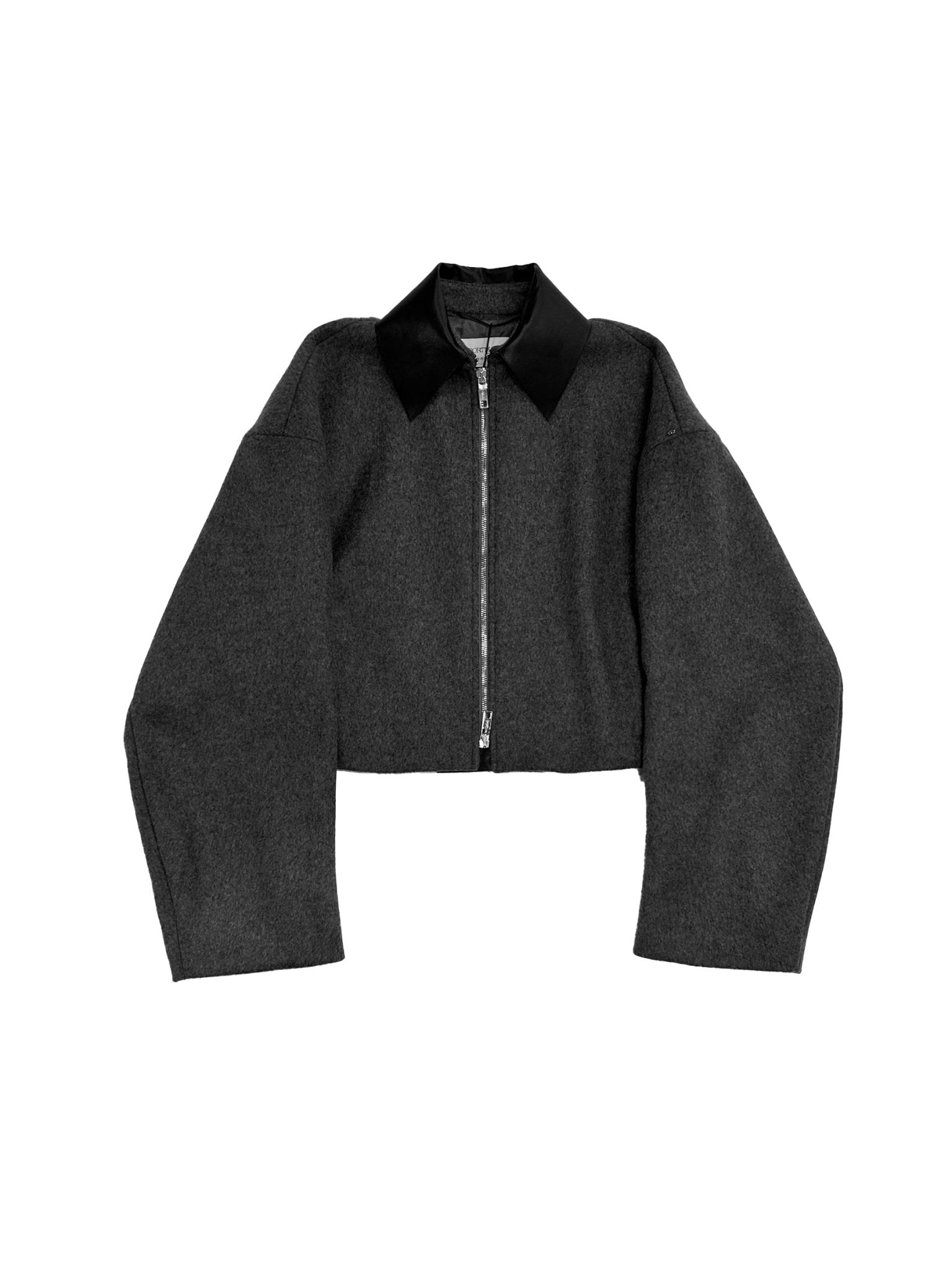 SPORTMAX - Vacuo Short Coat - AW25 - DARK GREY