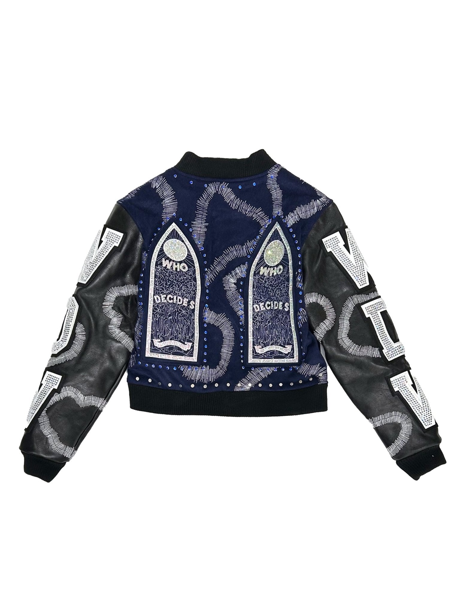 WHO DECIDES WAR - Hardware Cathedral Varsity - AW25 - COAL INDIGO