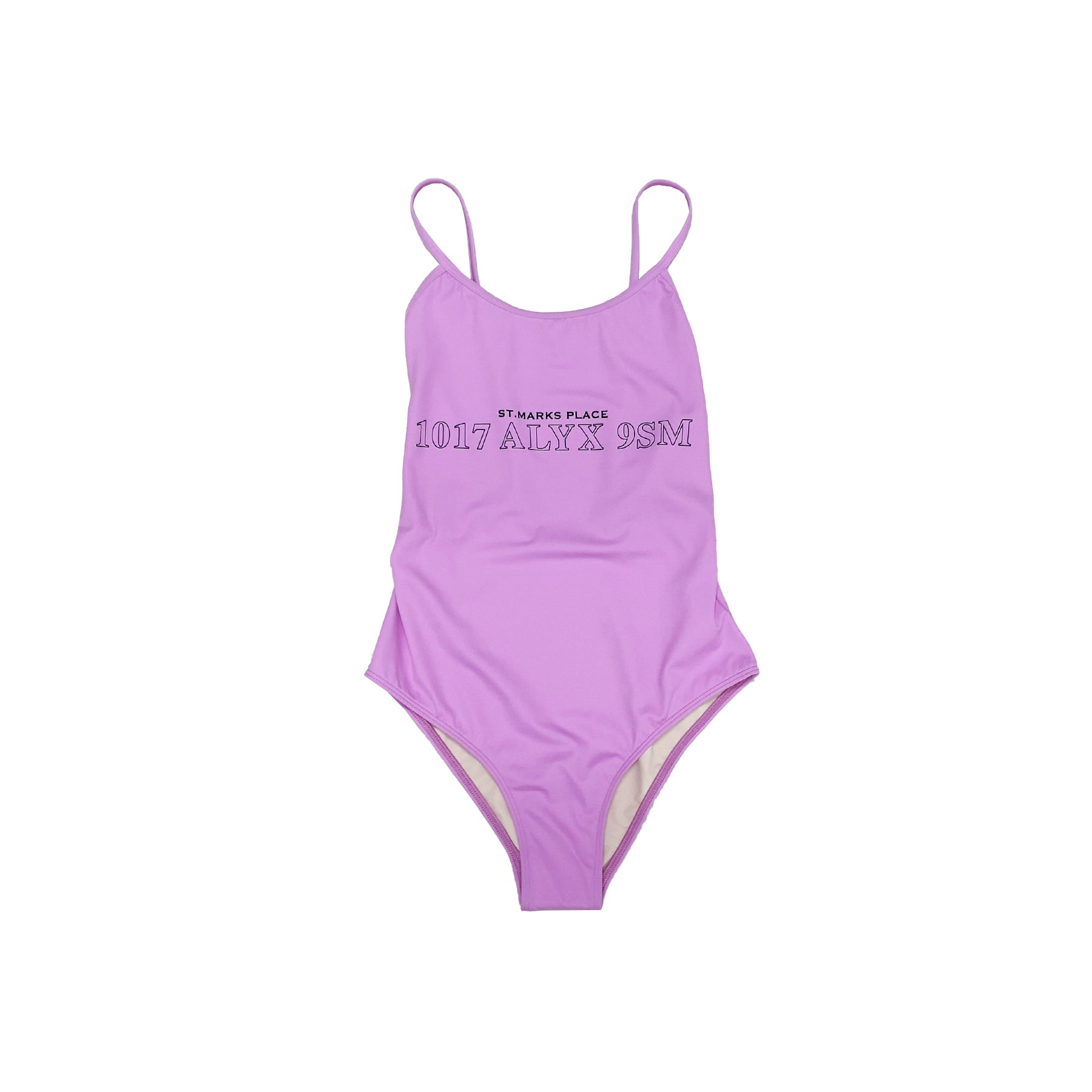 1017 ALYX 9SM - LOGO BUCKLE BATHING SUIT - SS23 - ORCHID