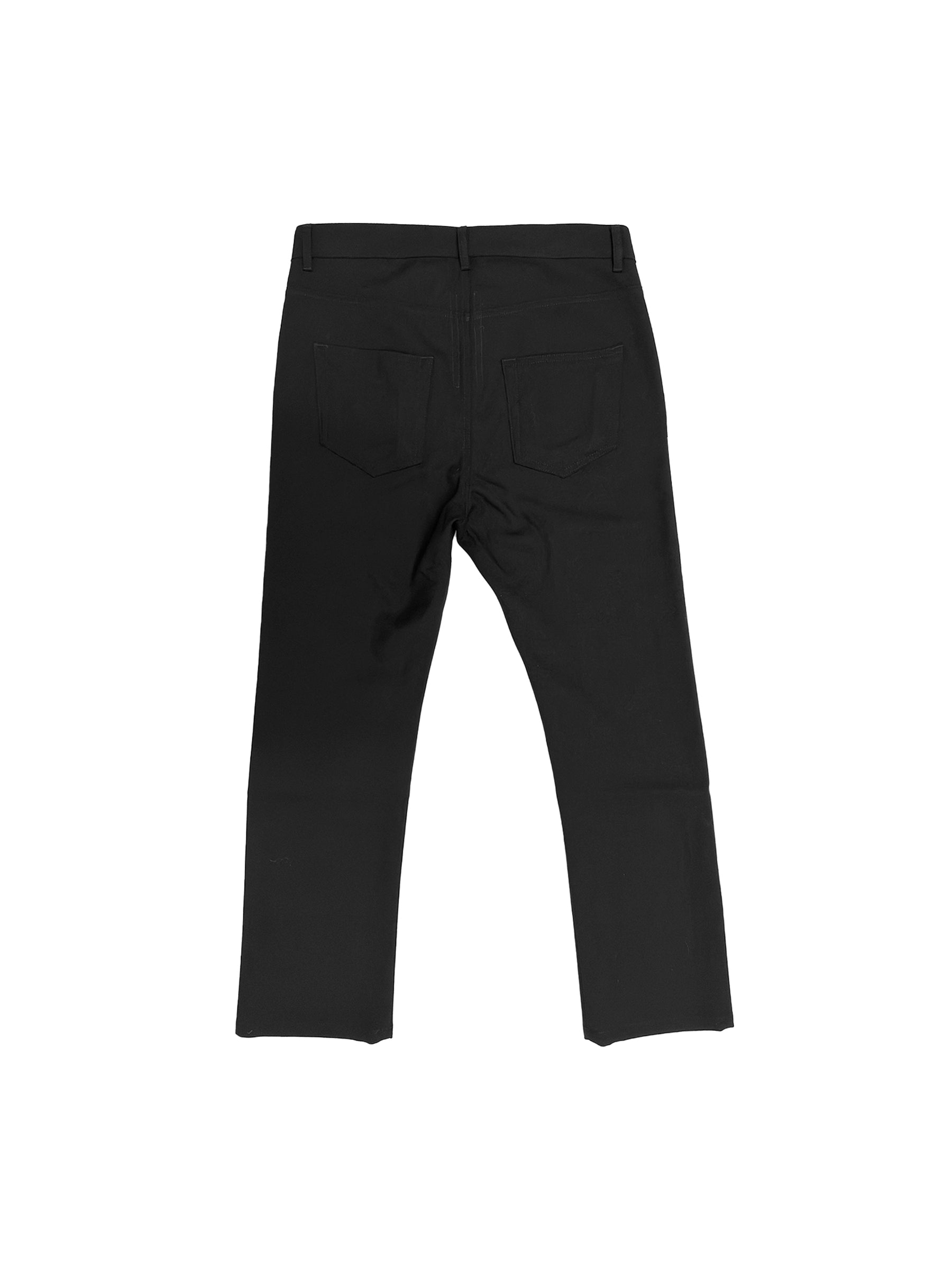 RICK OWENS - Denim Pants - Detroit Cut - AW24 - BLACK