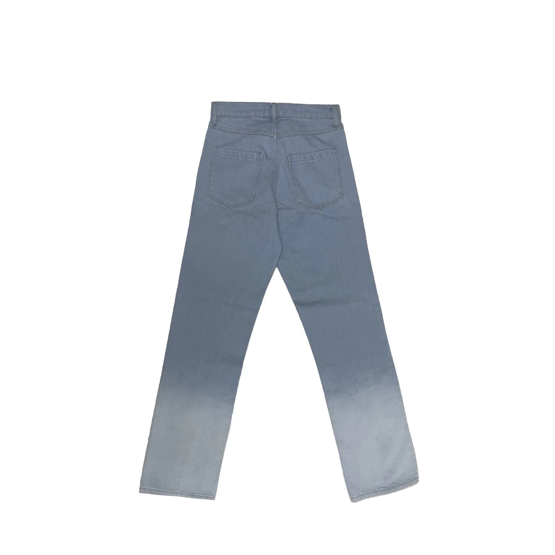 BIANCA SAUNDERS Gradient Blue Life Straight Leg Jeans - MACHINE-A