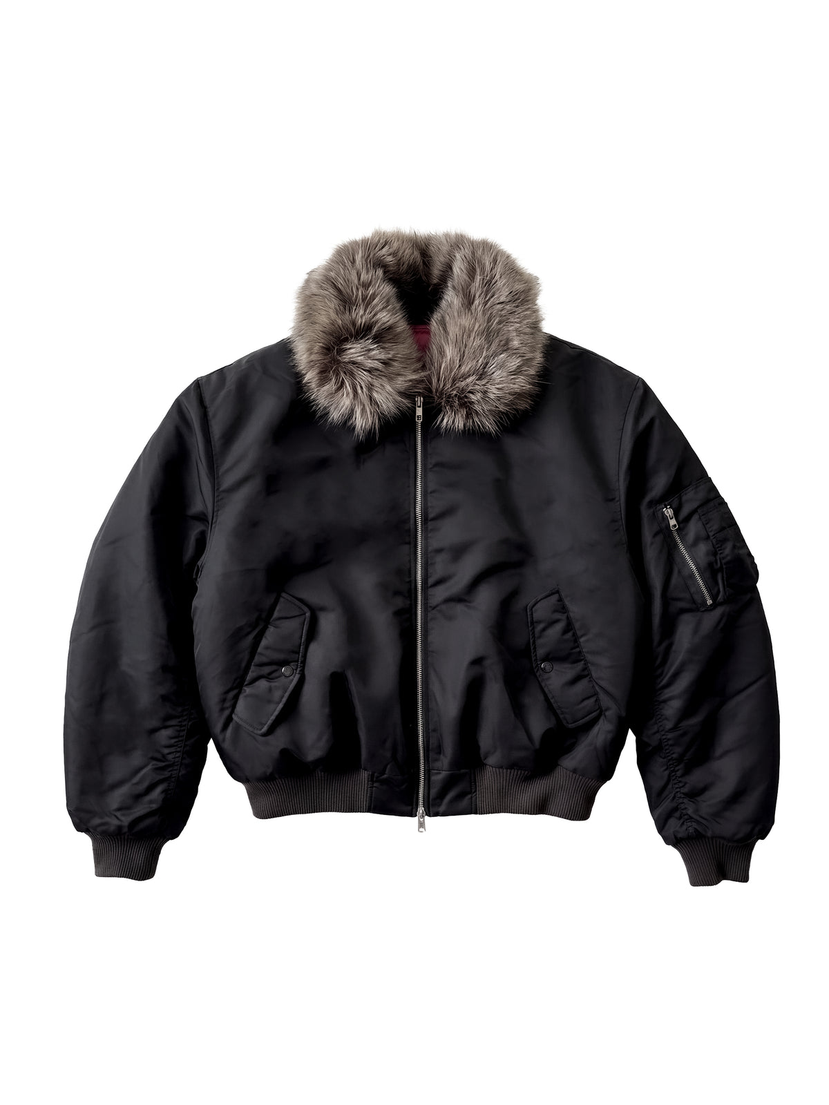 WALD Black Big Bomber Jacket