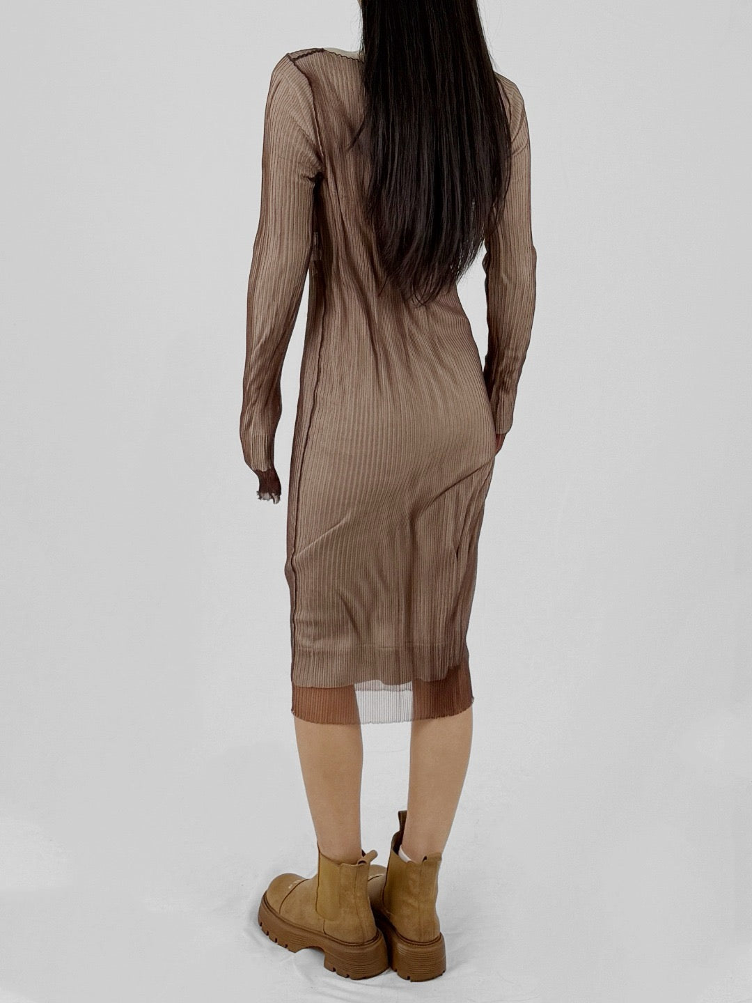 MM6 - Cardigan - AW25 - Beige-brown