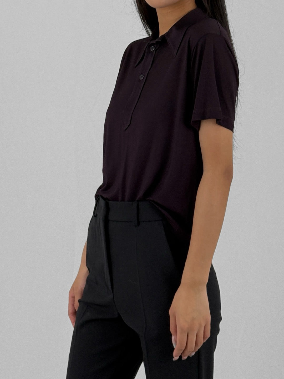 MAISON MARGIELA - Polo Shirt - AW25 - Amaranth