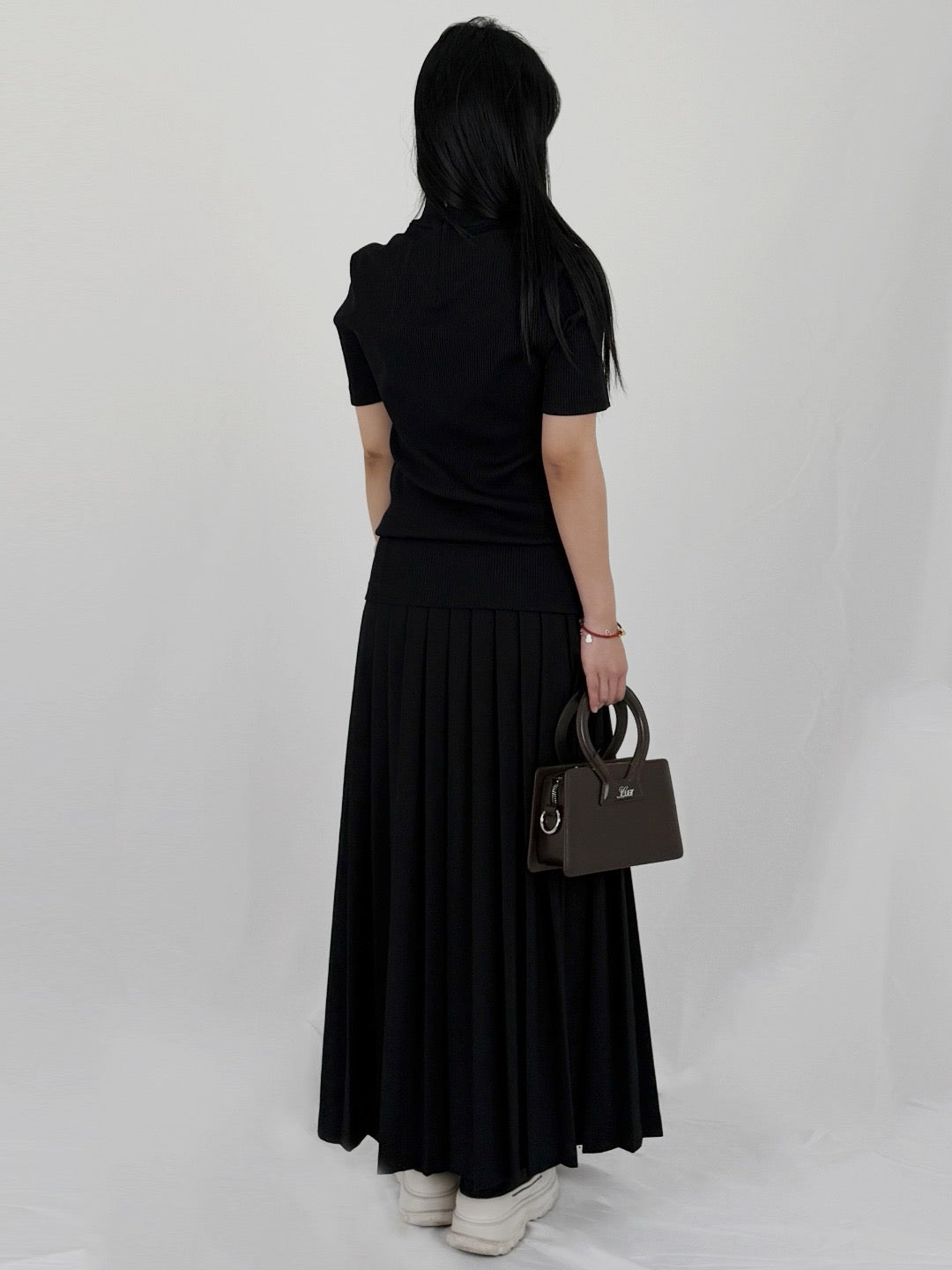 MM6 - Long Skirt - AW25 - Off Black