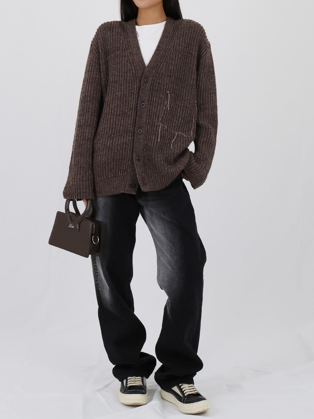MAISON MARGIELA - Cardigan - AW25 - Brown