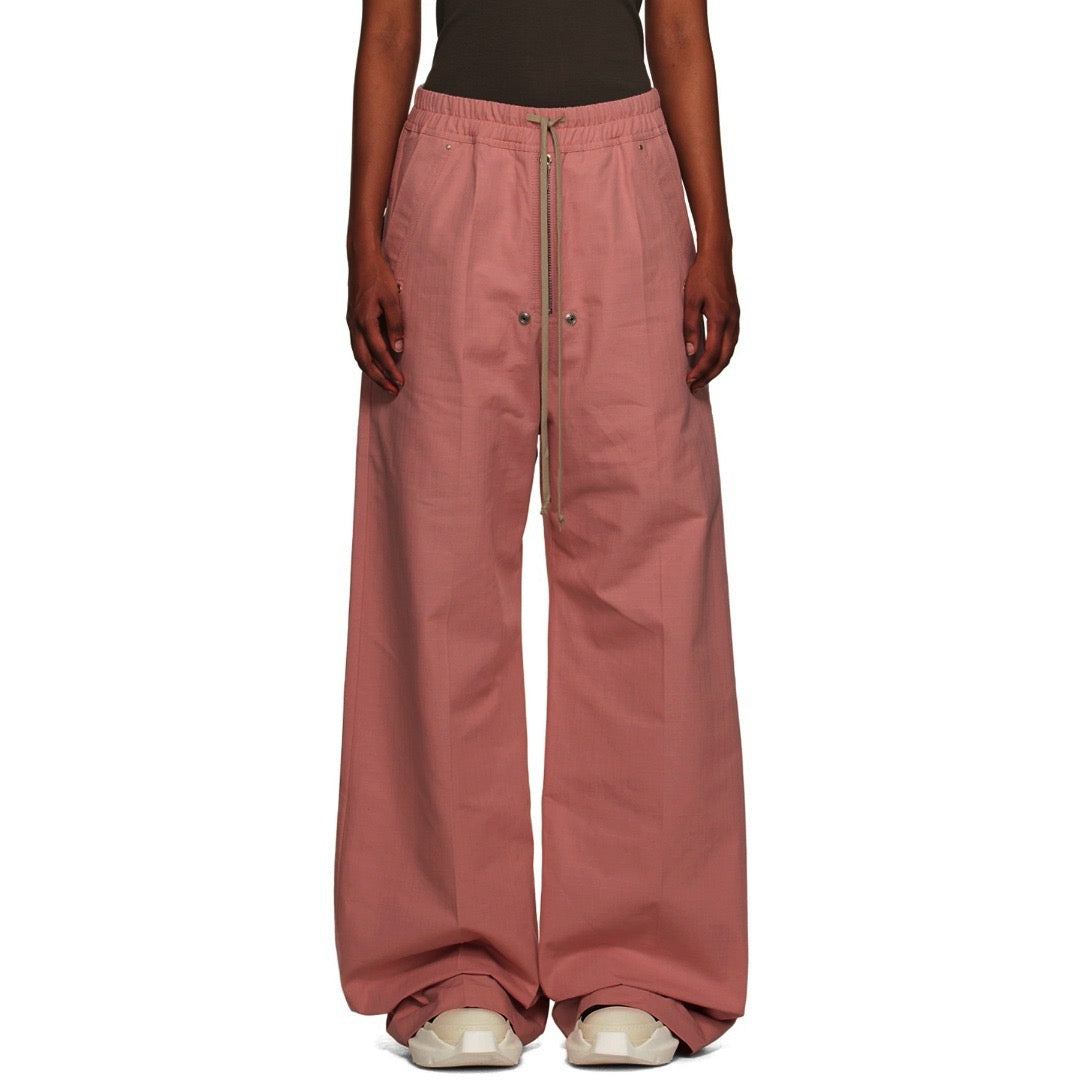 RICK OWENS - Woven Pants - Wide Bela Pants - AW25 - 13 ROSEWOOD