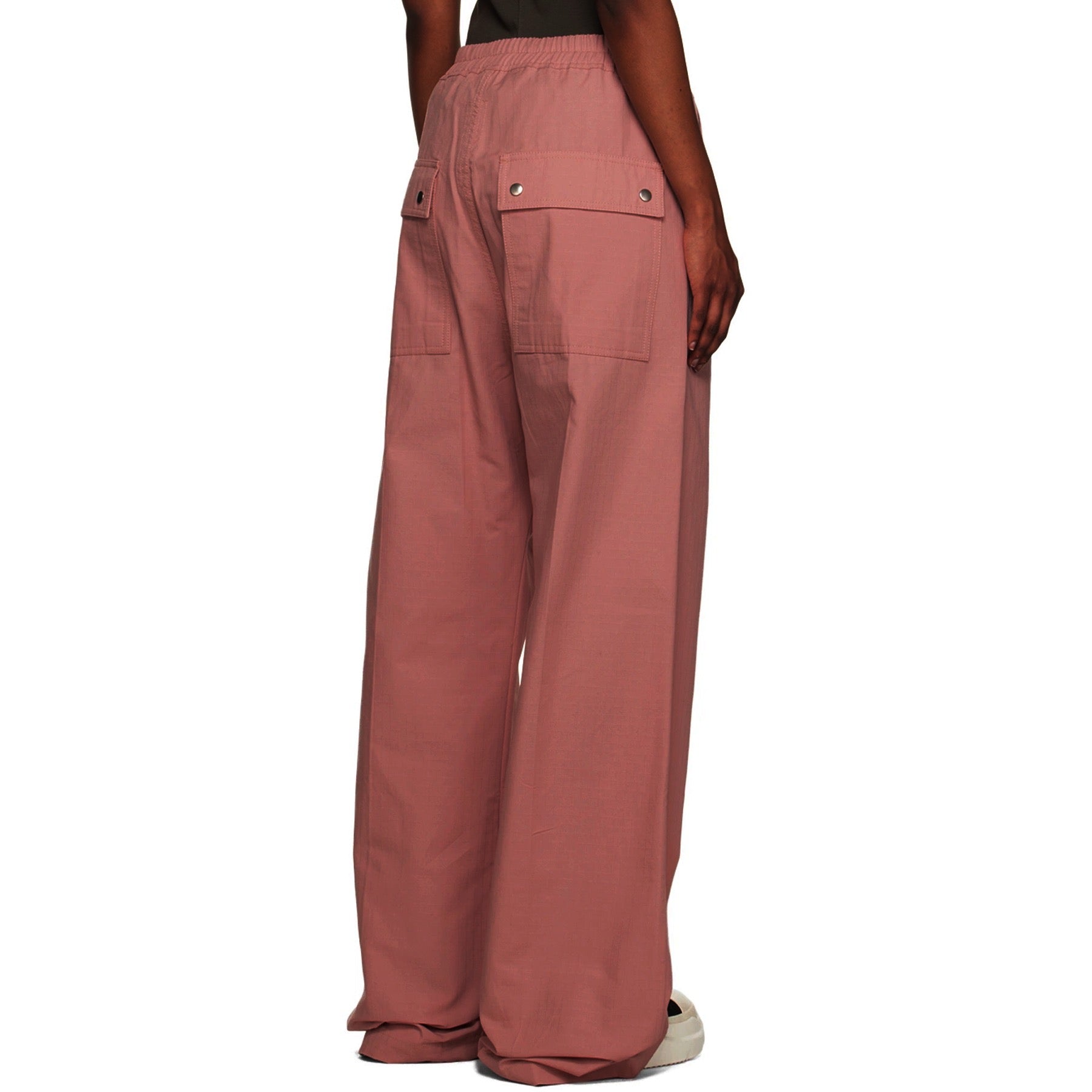 RICK OWENS - Woven Pants - Wide Bela Pants - AW25 - 13 ROSEWOOD