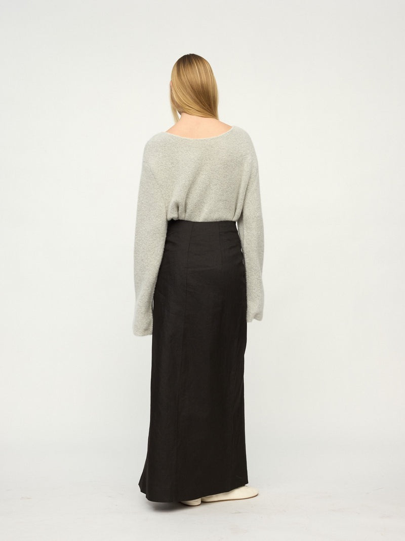 RUOHAN - Tile Pencil Skirt - AW25 - LAVA ROCK