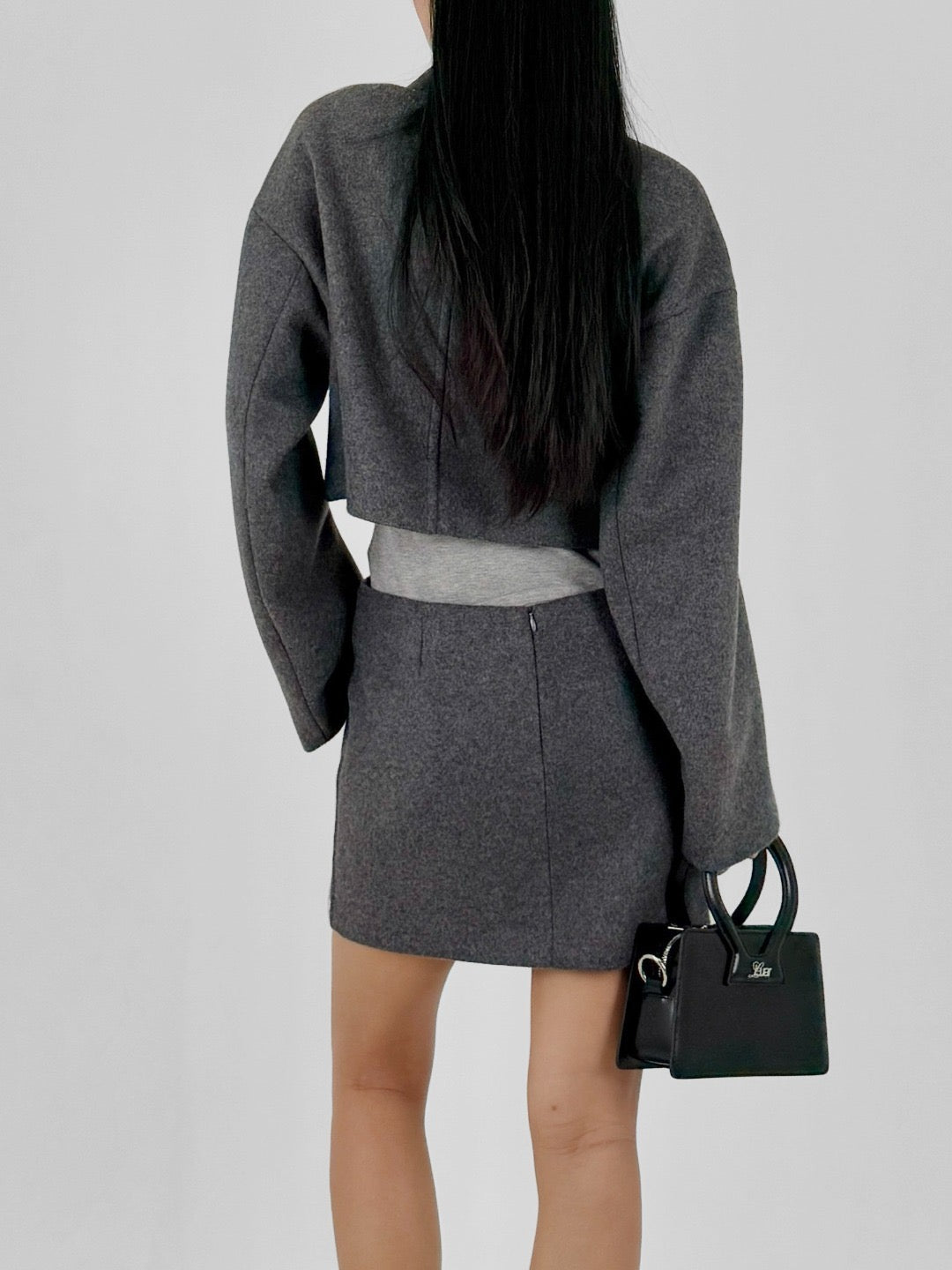 SPORTMAX - Poggio Skirt - AW25 - DARK GREY