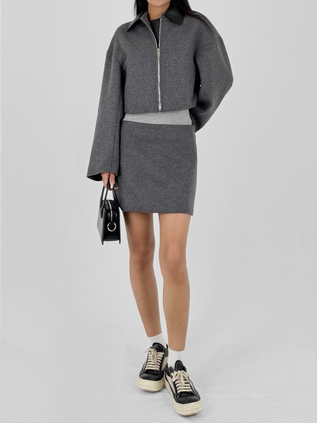 SPORTMAX - Poggio Skirt - AW25 - DARK GREY
