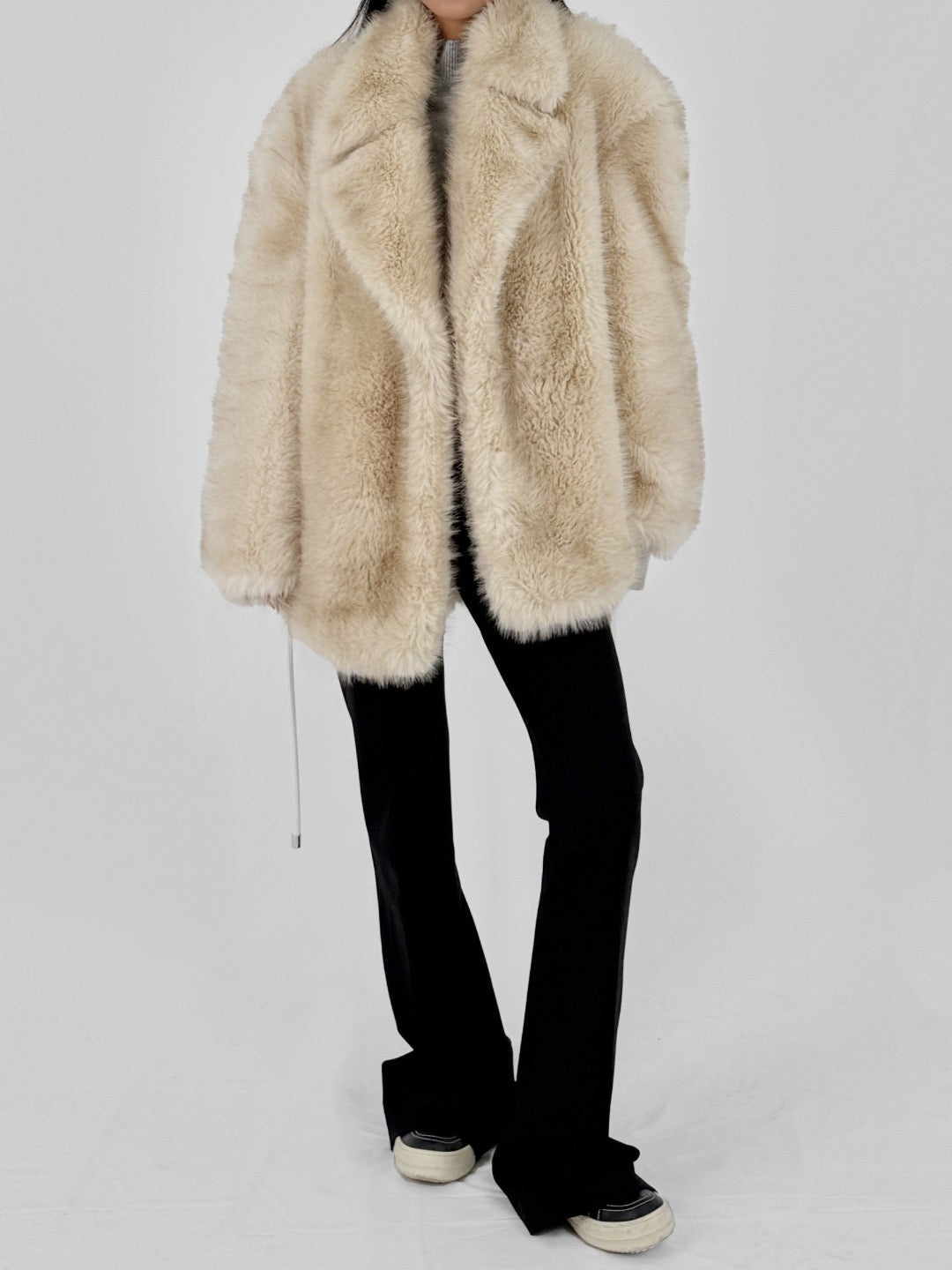 SPORTMAX - Rosaria Jersey Coat - AW25 - BEIGE