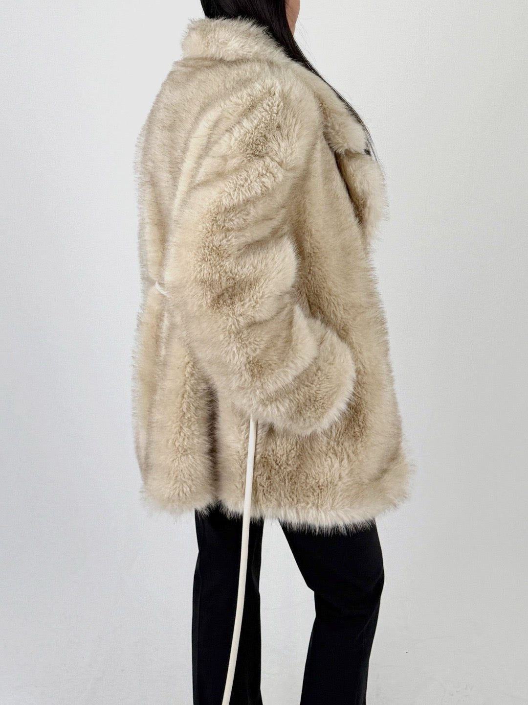 SPORTMAX - Rosaria Jersey Coat - AW25 - BEIGE