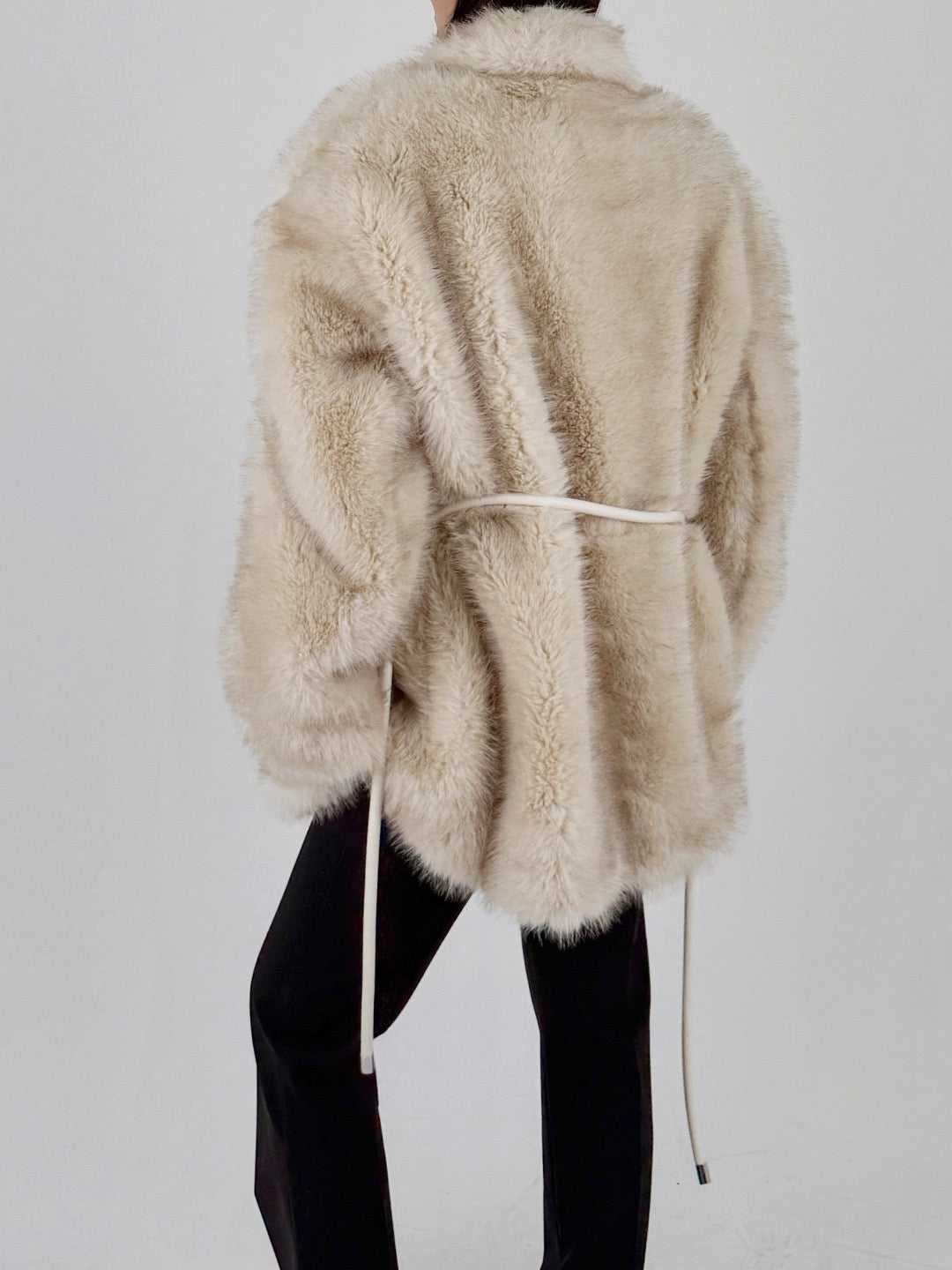 SPORTMAX - Rosaria Jersey Coat - AW25 - BEIGE