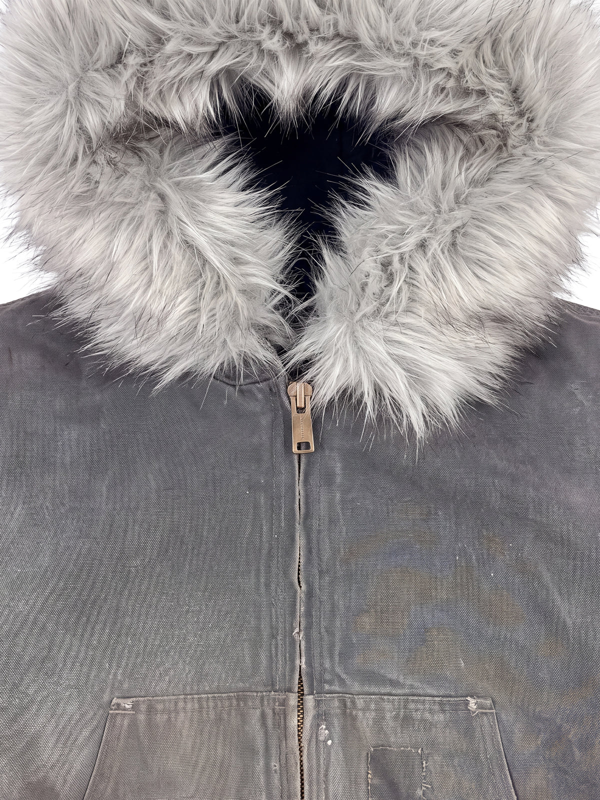 WALD Brown Fur Work Jacket