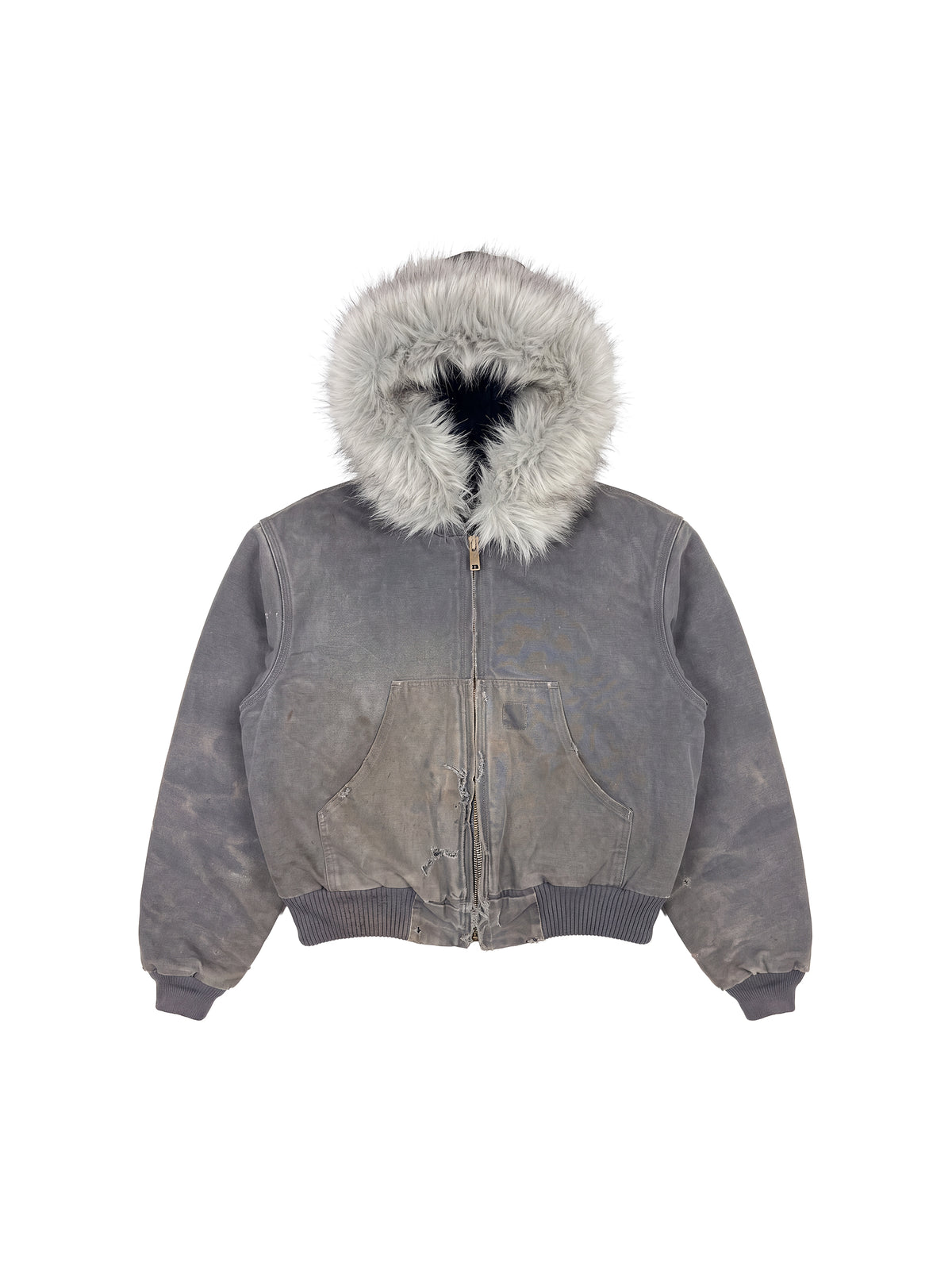 WALD Brown Fur Work Jacket