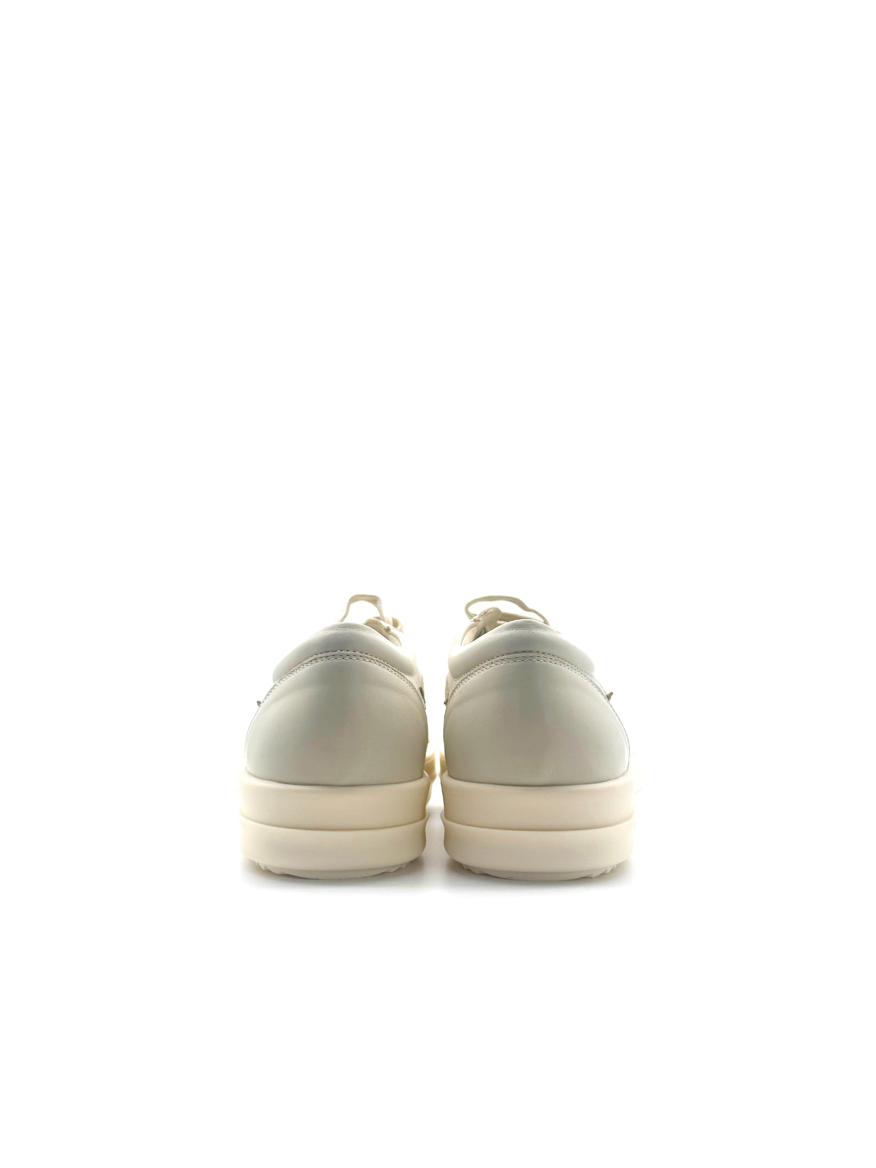 RICK OWENS Leather Low Sneakers
