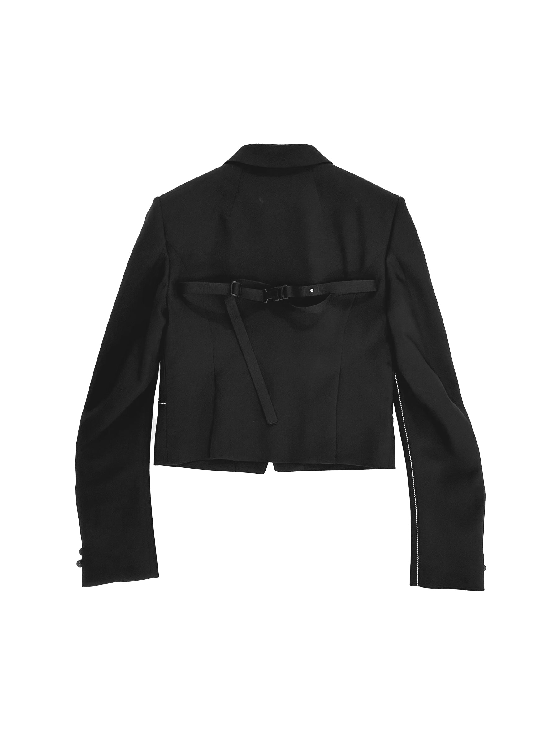 RICK OWENS - Woven Jacket - Alice Jkt - AW25 - 0908 BLACK/PEARL