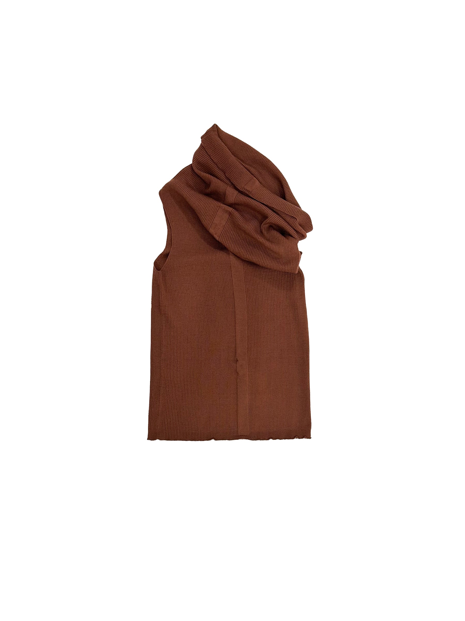 RICK OWENS - Knit Top -  Athena - AW25 - 13 ROSEWOOD