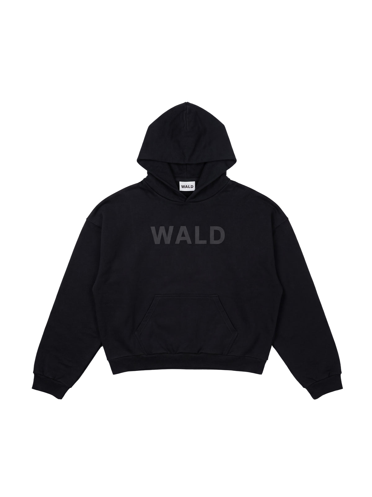 WALD Black Logo Hoodie