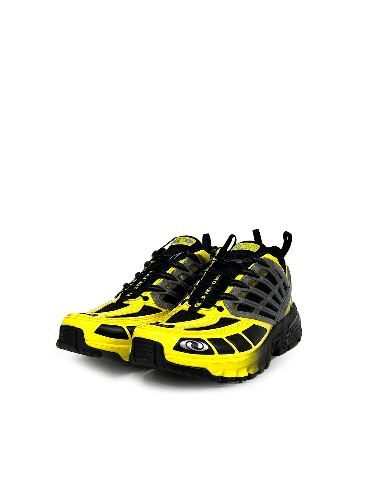 MM6 - Sneakers - AW25 - Black/Blazing Yellow/Ftw Silver