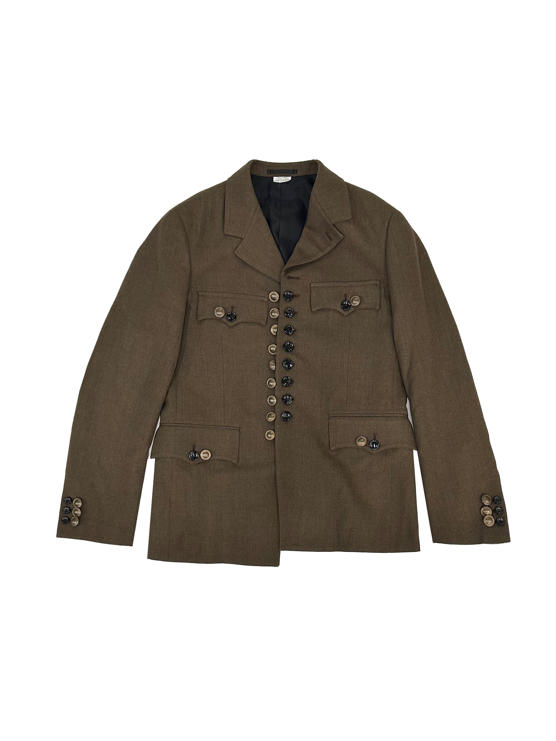 HOMME PLUS - Mens Jacket - AW25 - TOP BROWN